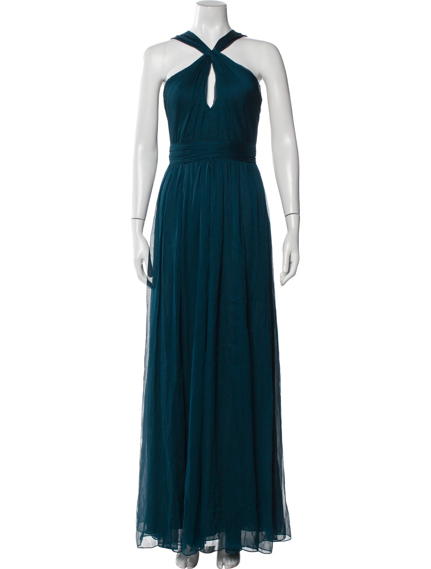 Halston Heritage Halterneck Long Dress w/ Tags