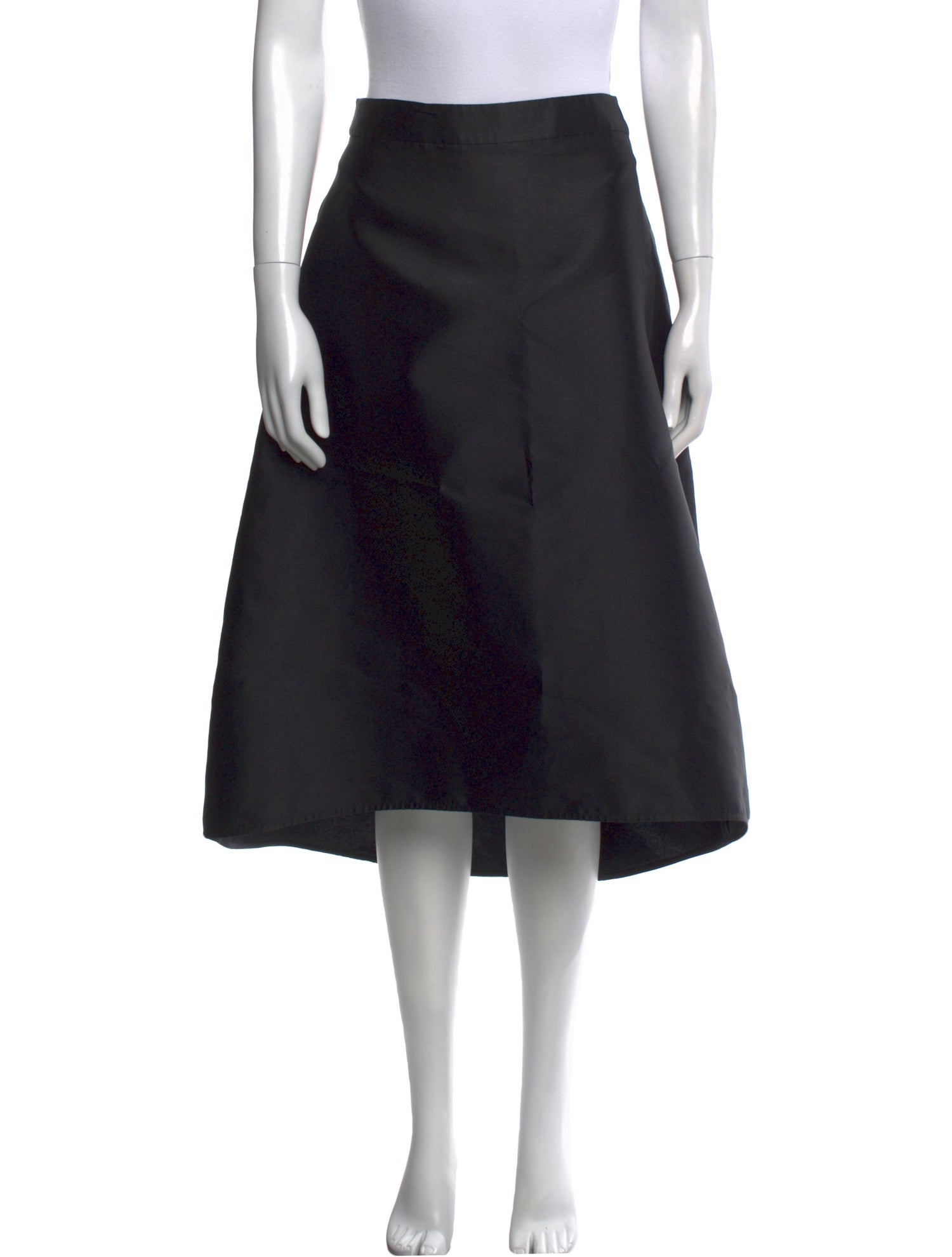 Halston Heritage Pleated Accents Midi Length Skirt