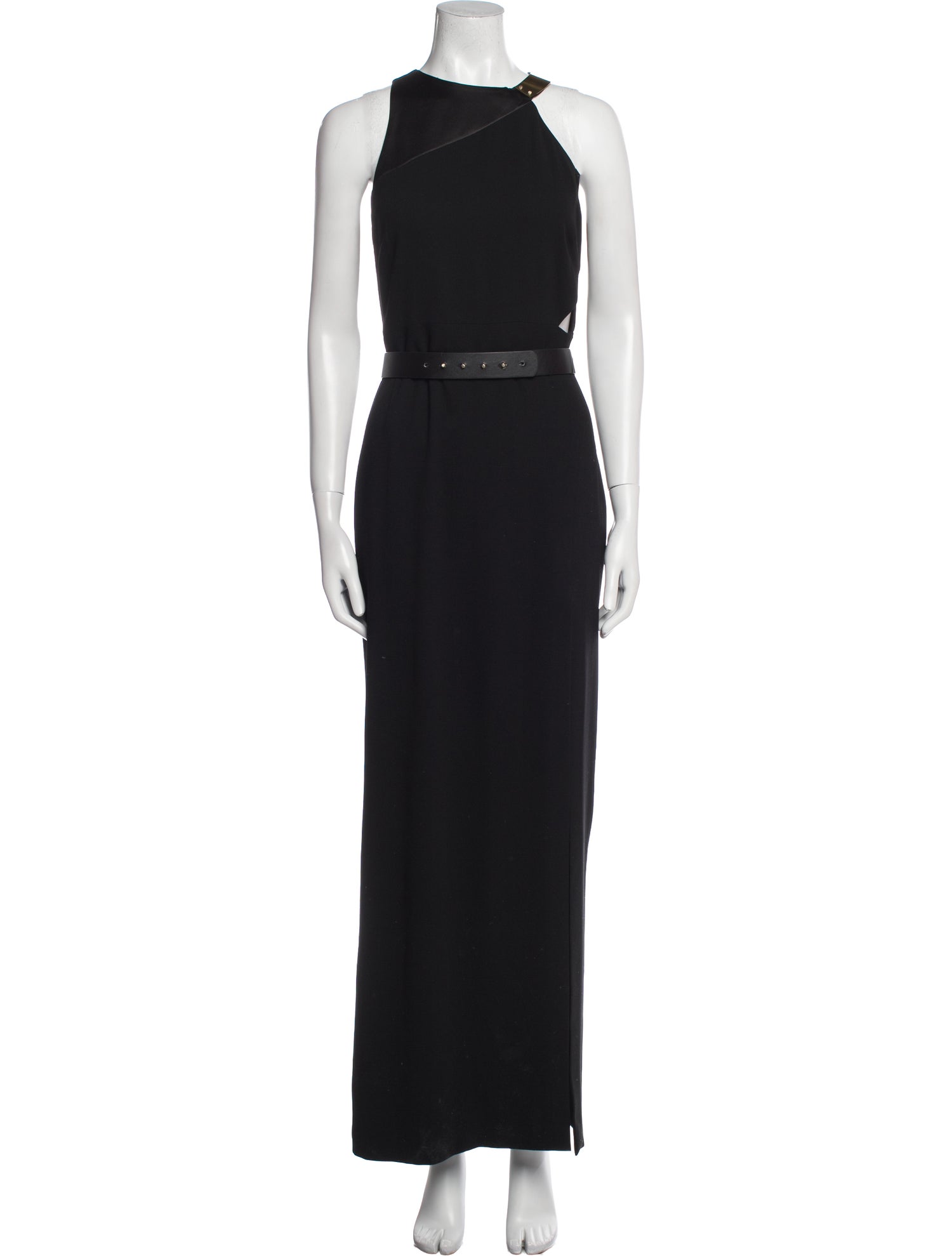 Halston Heritage Halterneck Long Dress