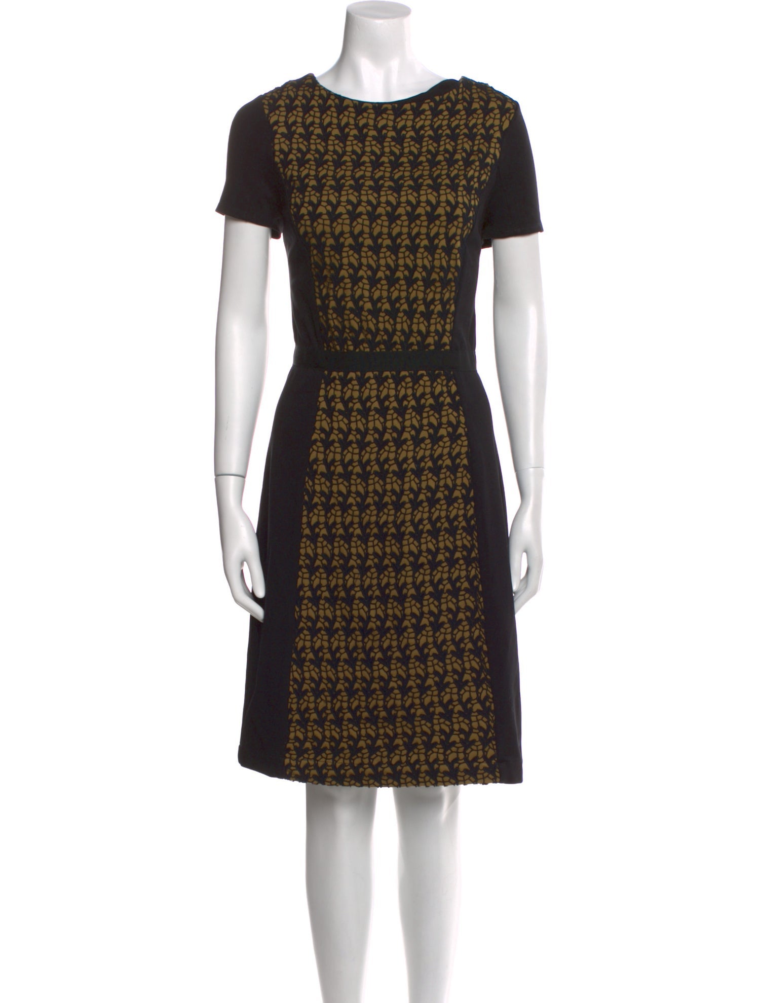 Halston Heritage Printed Knee-Length Dress