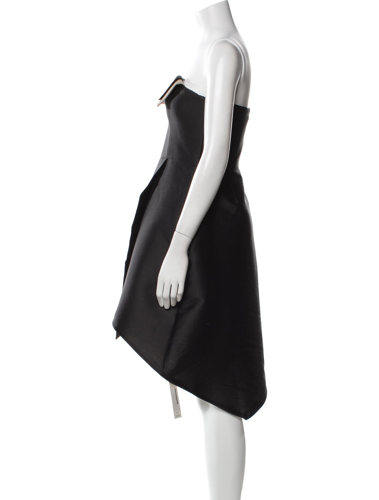 Halston Heritage Strapless Mini Dress