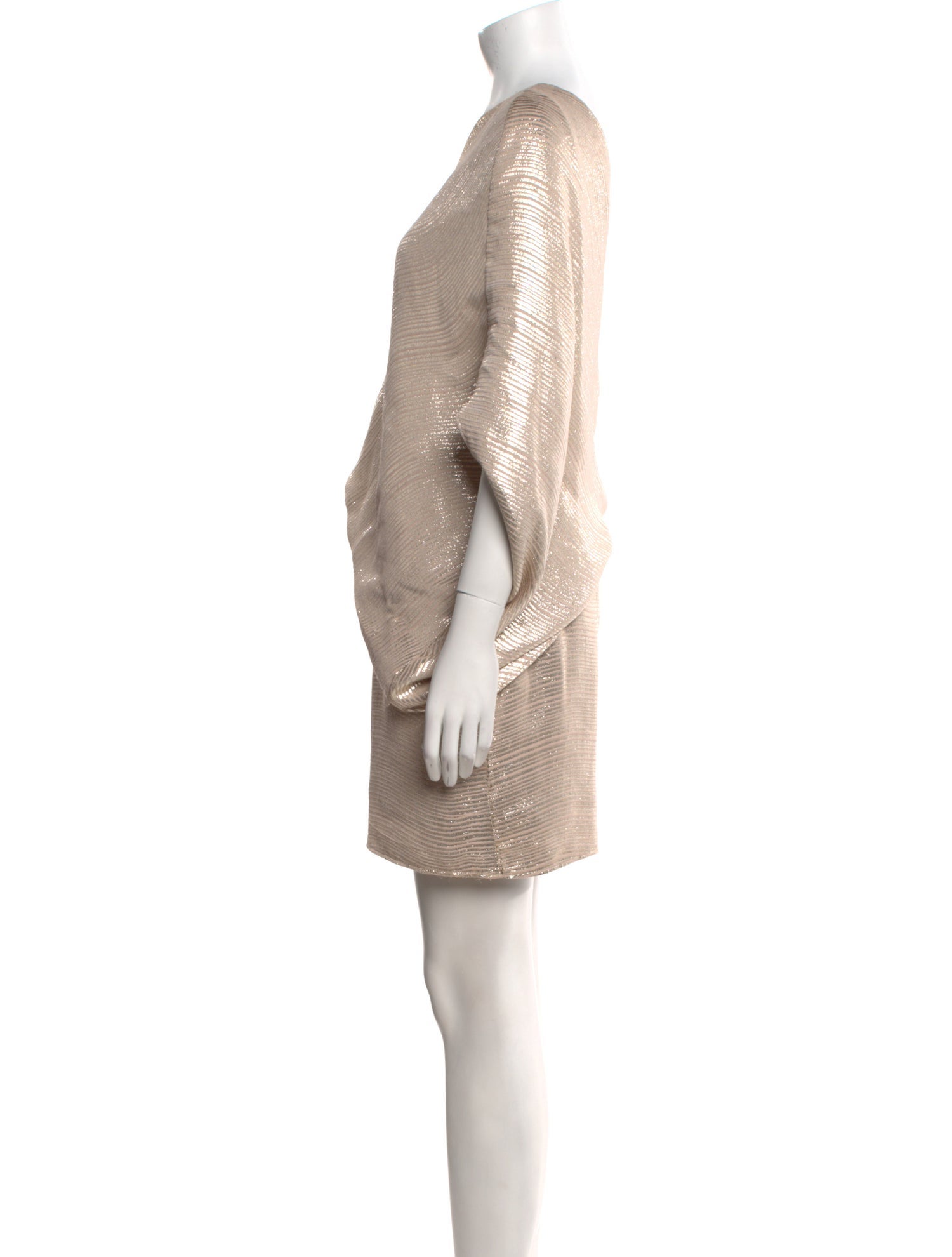 Halston Heritage One-Shoulder Mini Dress