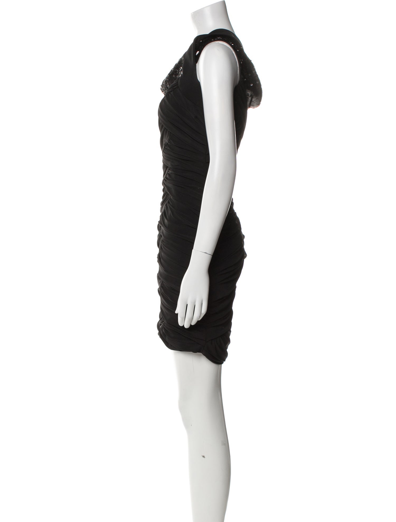 Halston Heritage One-Shoulder Mini Dress