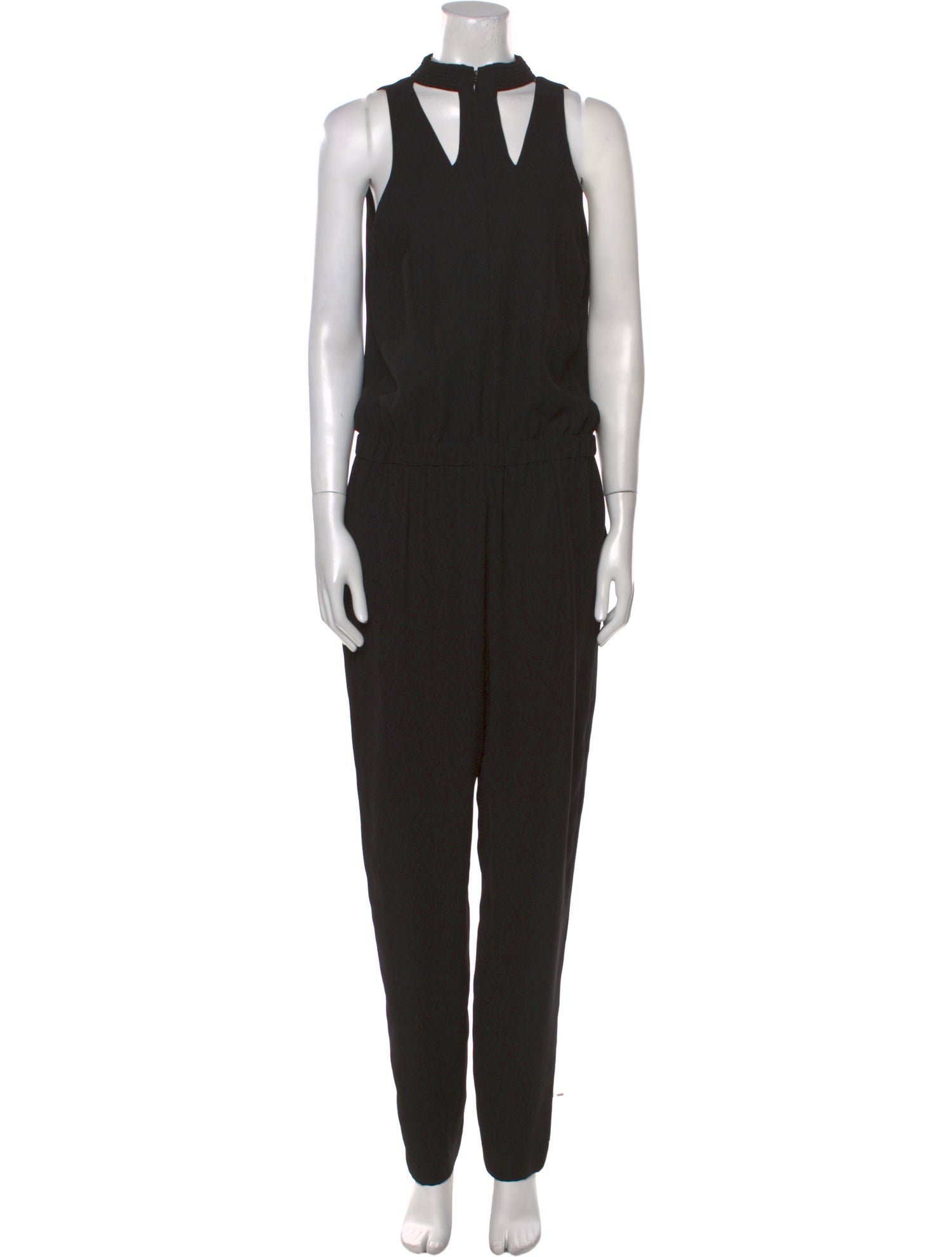 Halston Heritage Mock Neck Jumpsuit