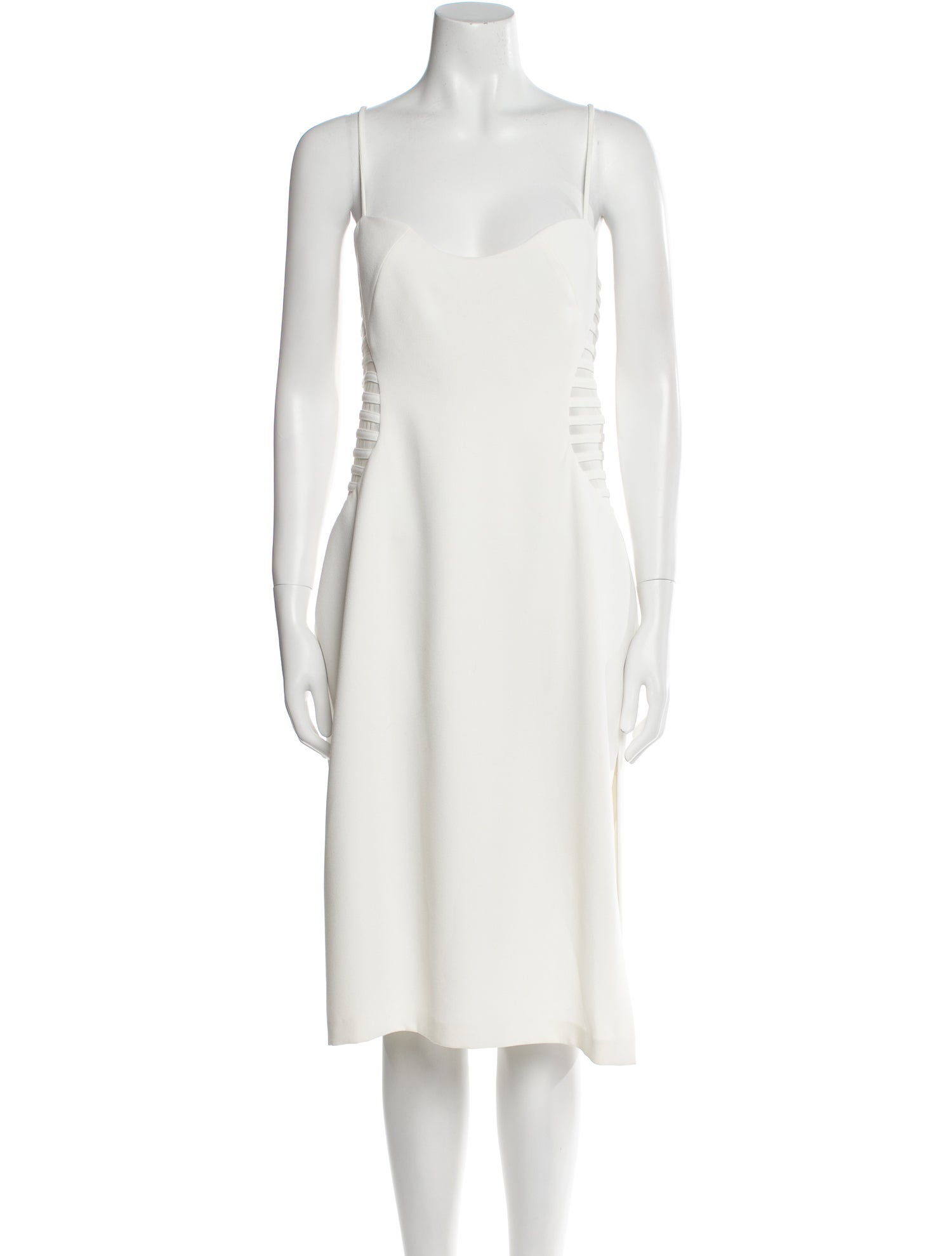 Halston Heritage Square Neckline Midi Length Dress w/ Tags