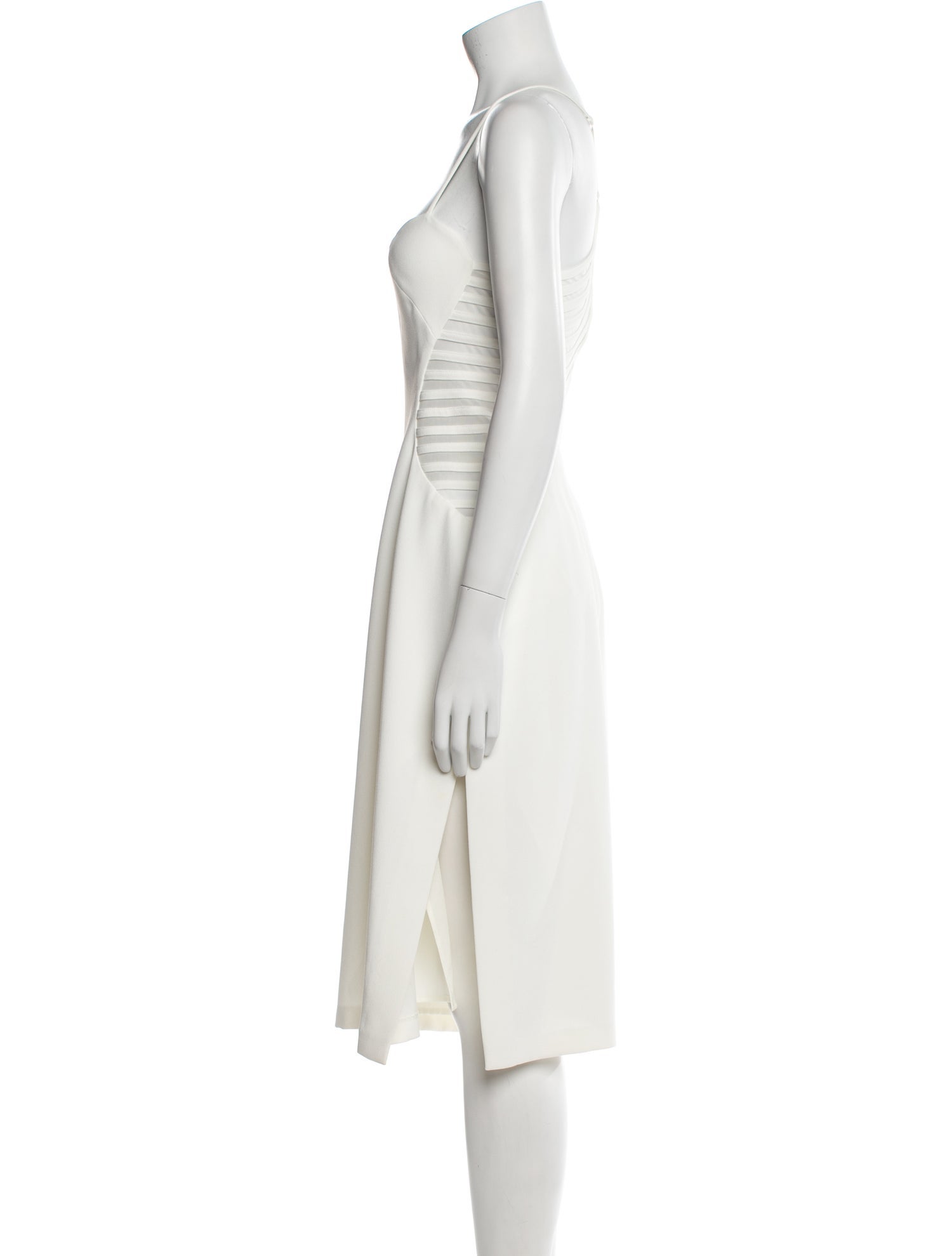 Halston Heritage Square Neckline Midi Length Dress w/ Tags