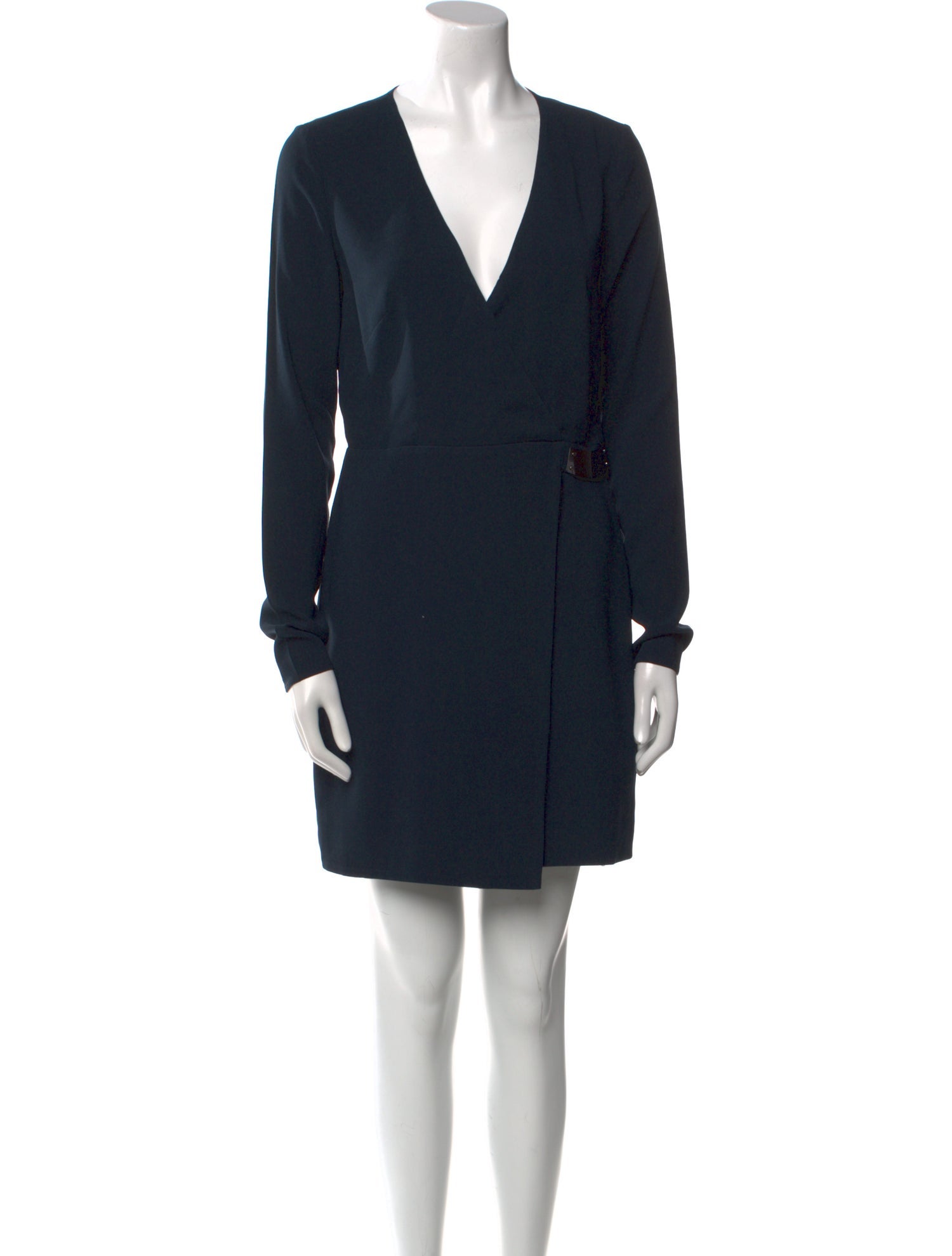 Halston Heritage V-Neck Mini Dress