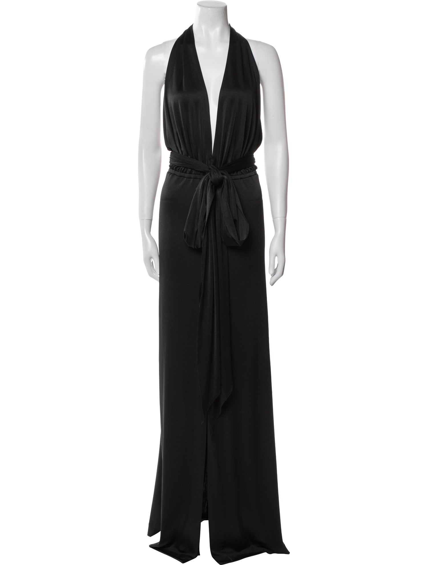 Halston Heritage V-Neck Long Dress w/ Tags