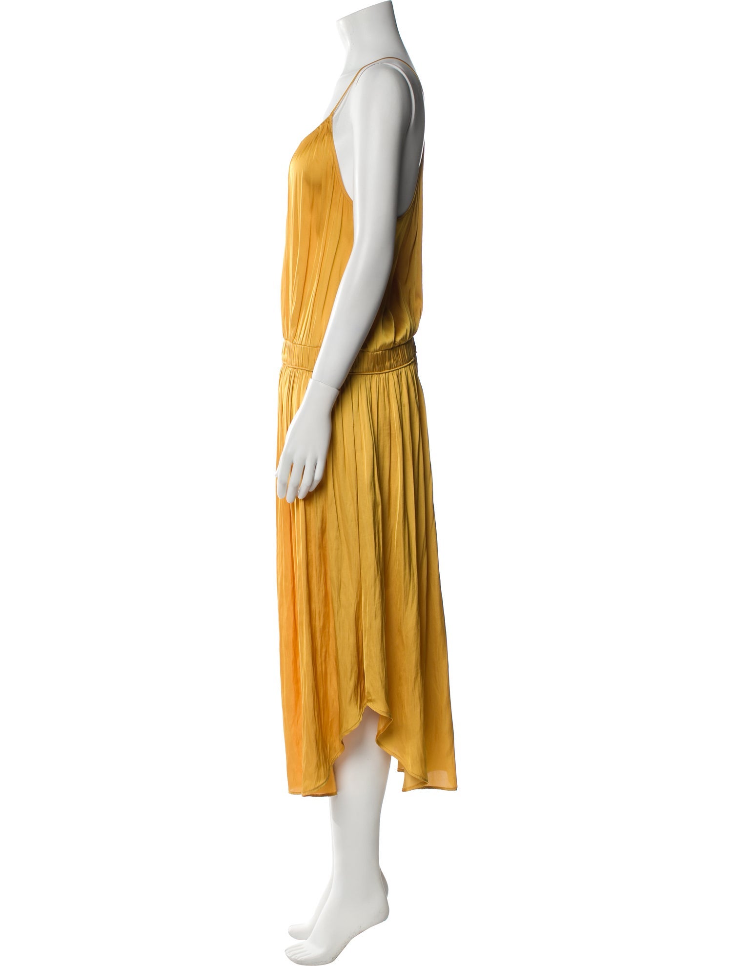 Halston Heritage Scoop Neck Long Dress