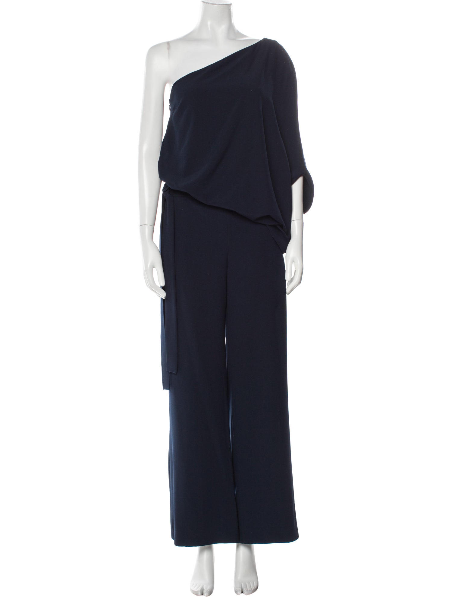 Halston Heritage One-Shoulder Jumpsuit