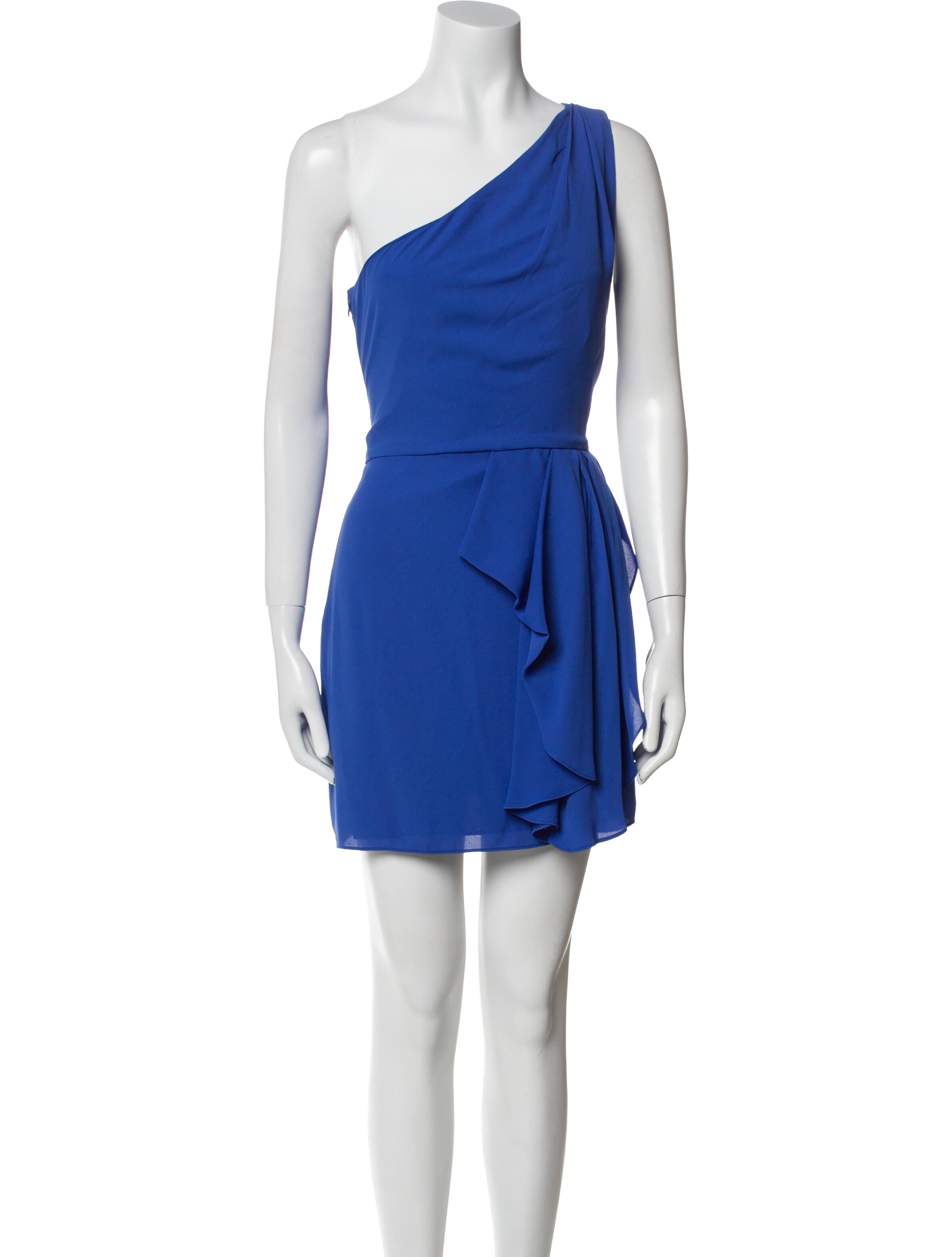 Halston Heritage One-Shoulder Mini Dress