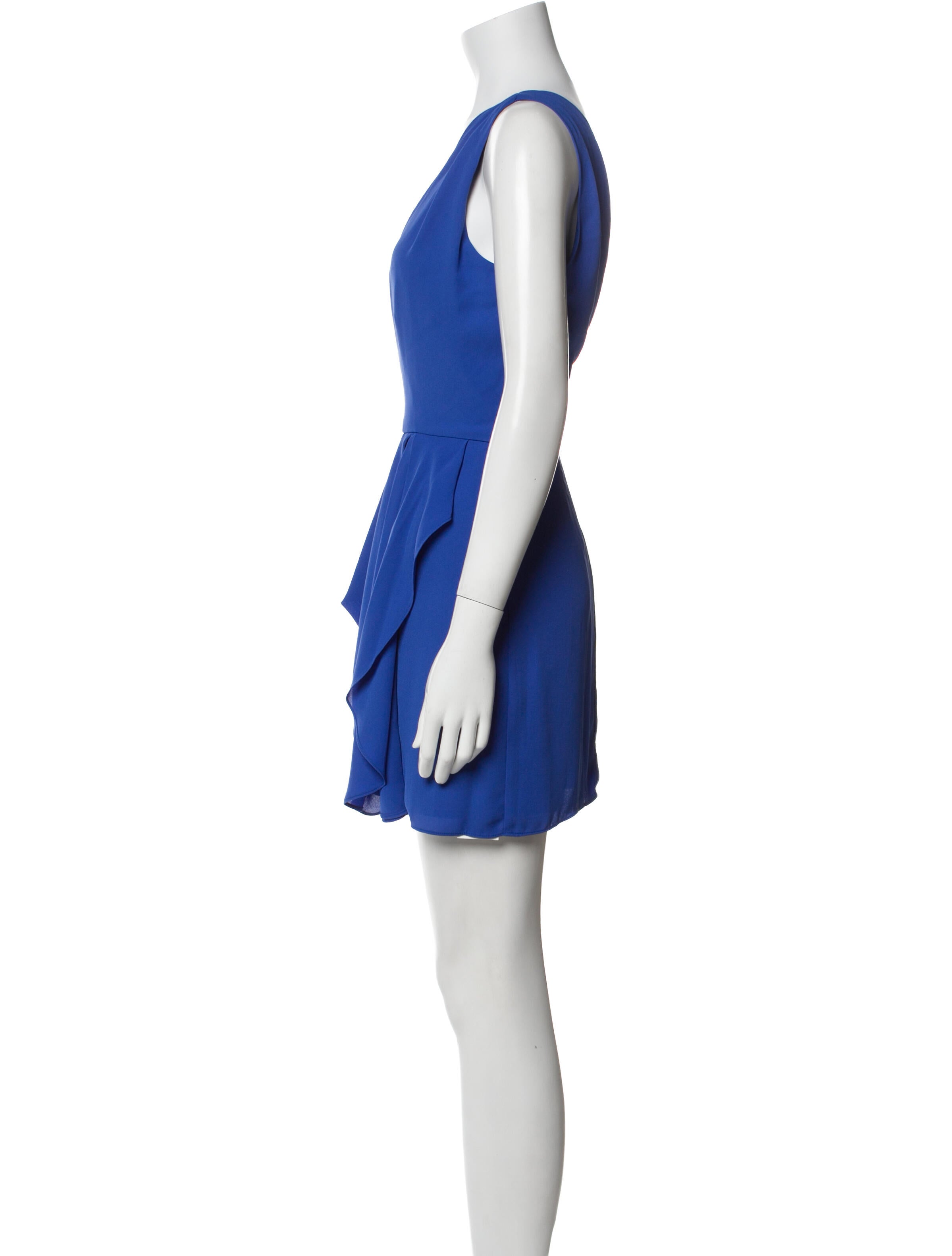 Halston Heritage One-Shoulder Mini Dress