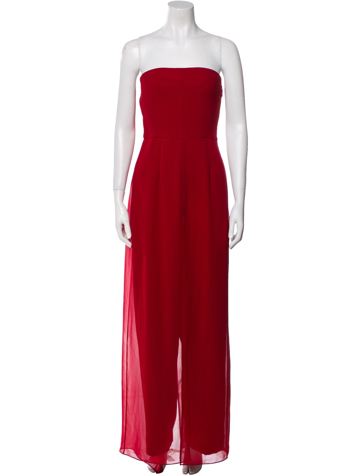 Halston Heritage Strapless Jumpsuit