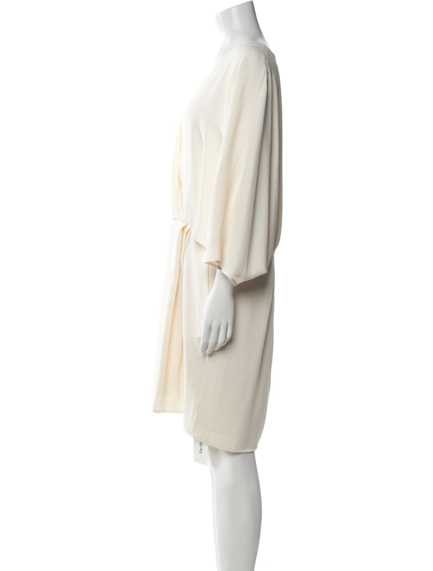 Halston Heritage V-Neck Knee-Length Dress w/ Tags