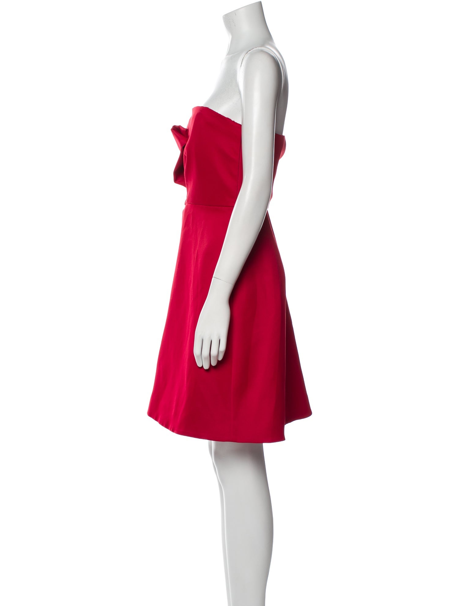 Halston Heritage Strapless Mini Dress
