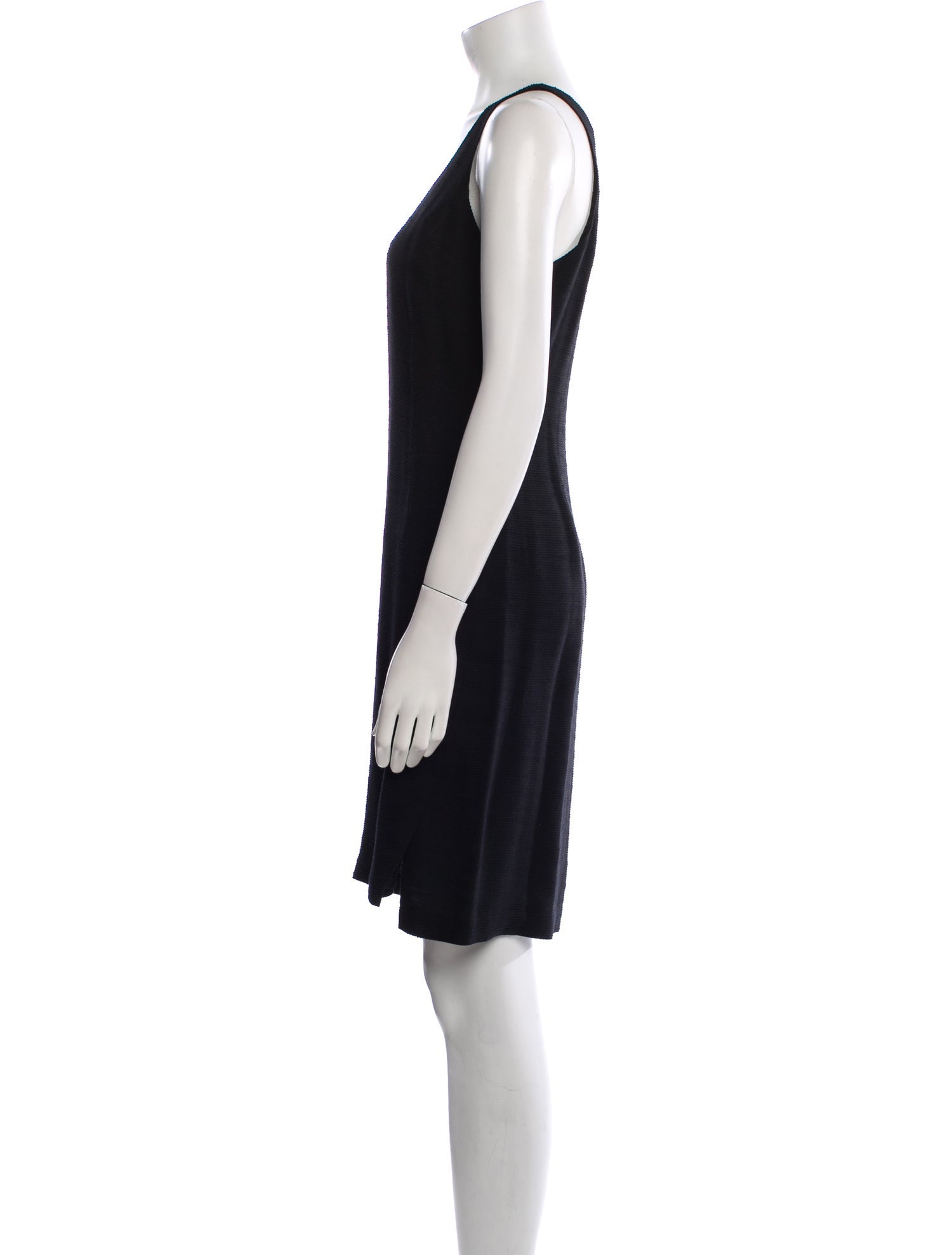 Halston Heritage Scoop Neck Mini Dress