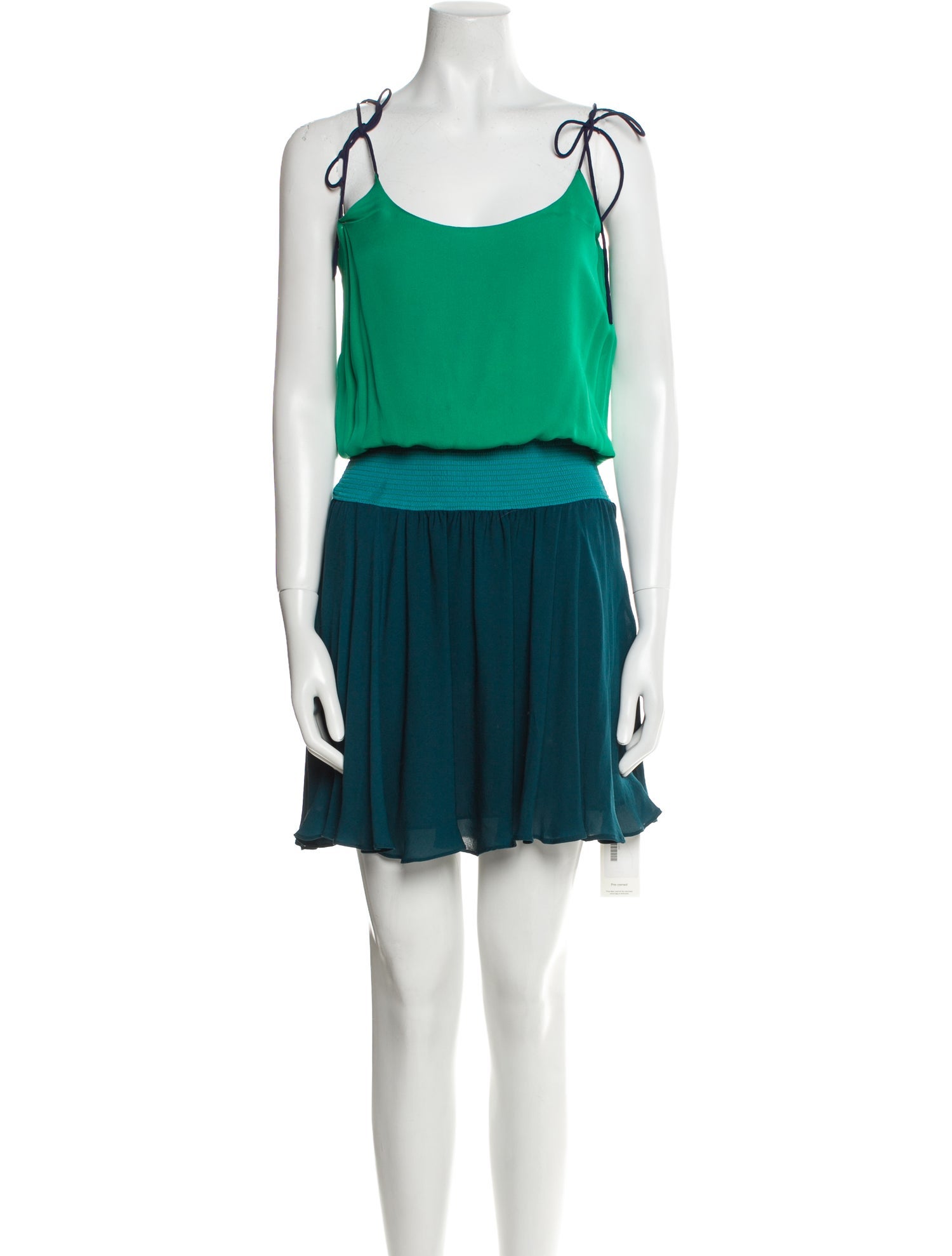 Halston Heritage Silk Mini Dress