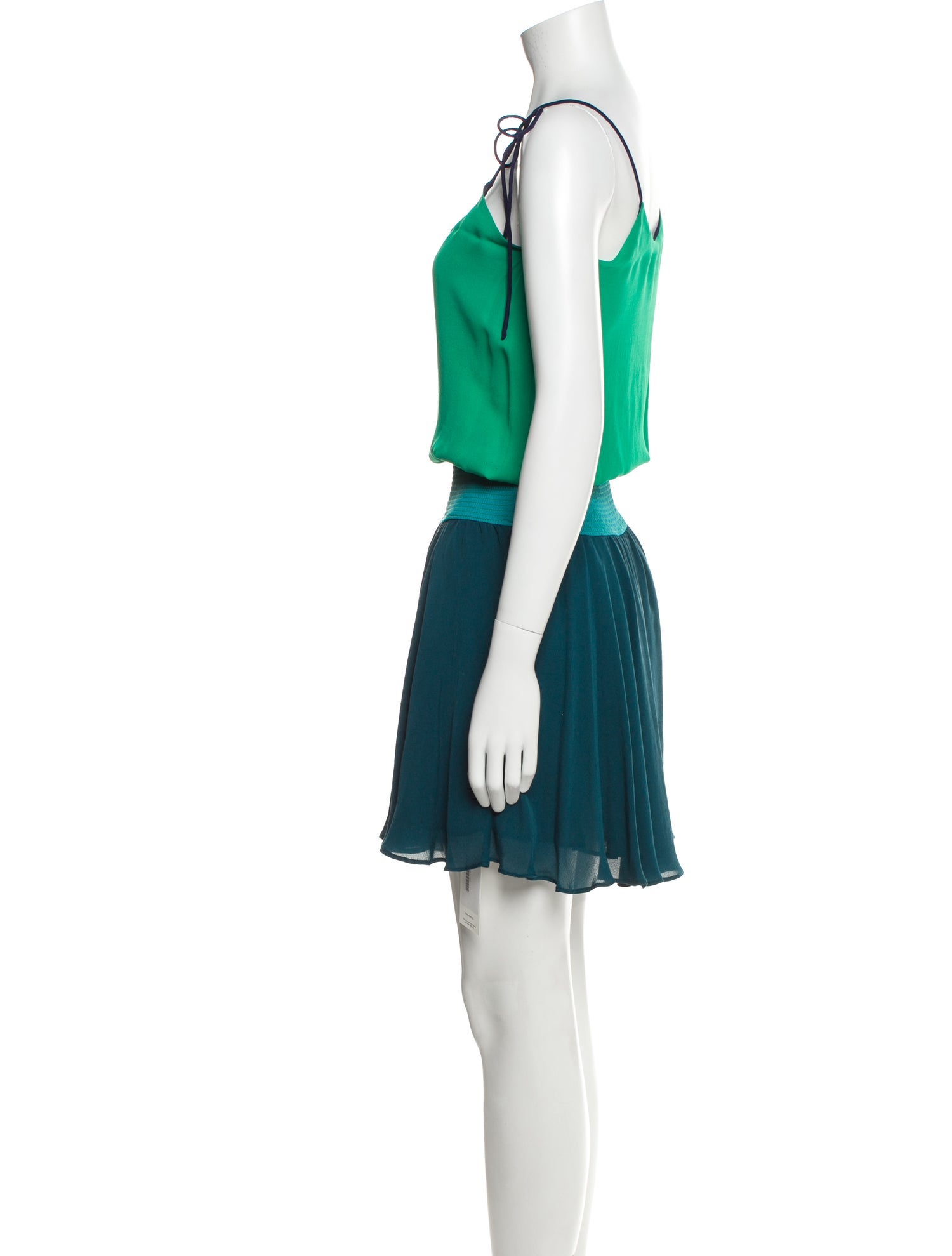 Halston Heritage Silk Mini Dress