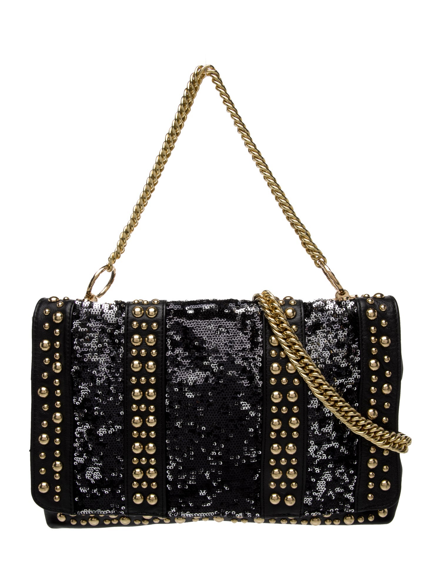 Halston Heritage Leather Shoulder Bag