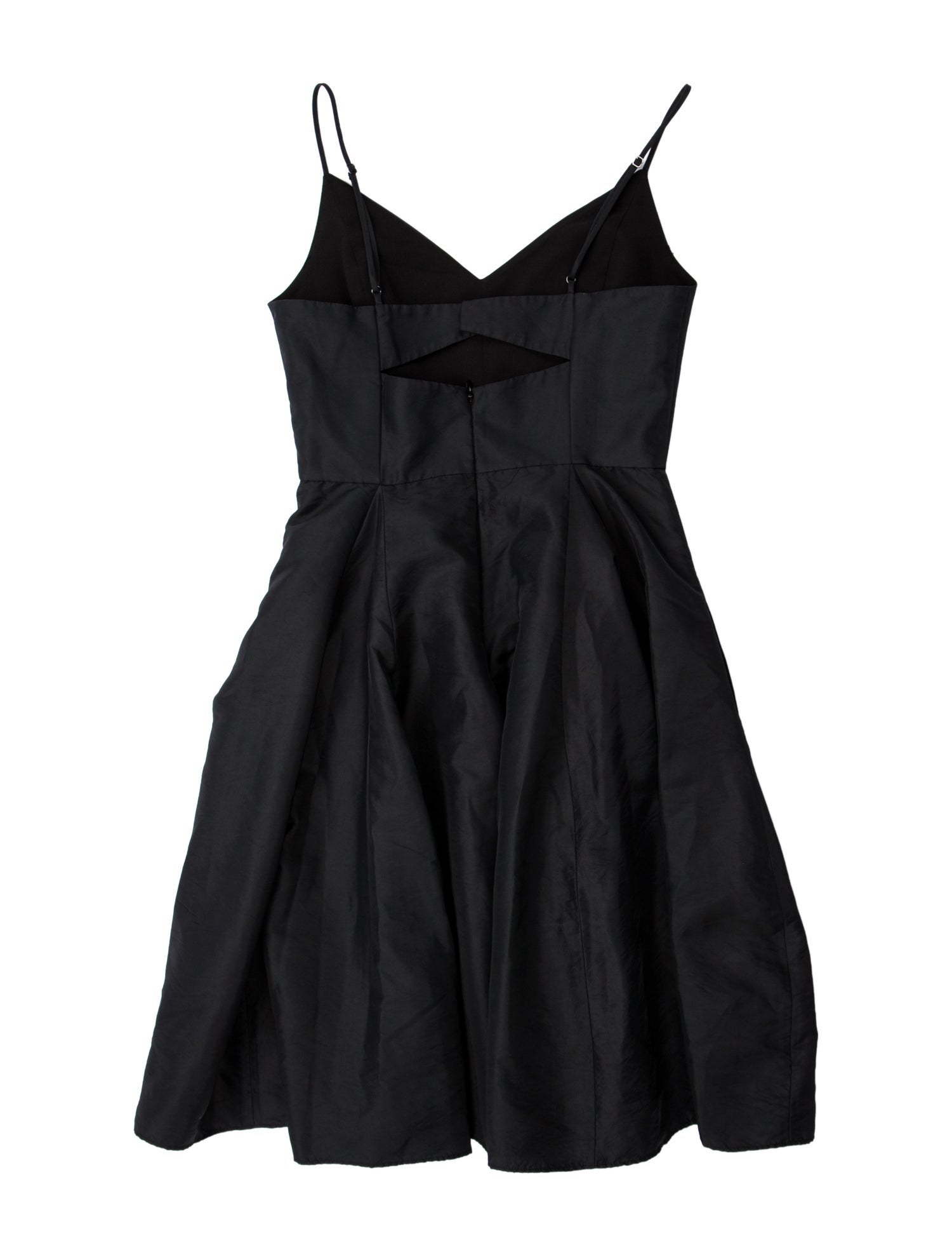 Halston Heritage V-Neck Mini Dress