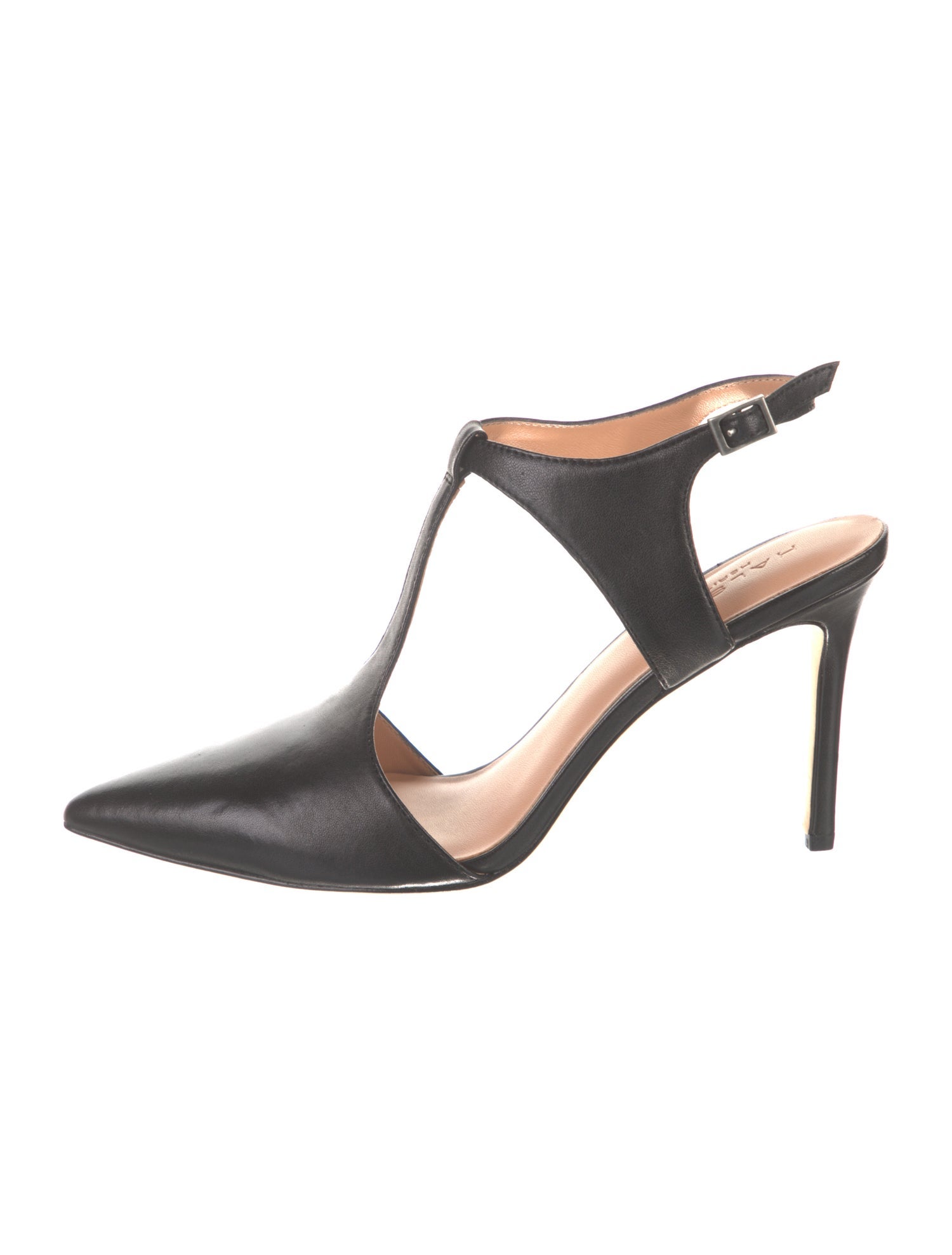 Halston Heritage Leather T-Strap Pumps w/ Tags