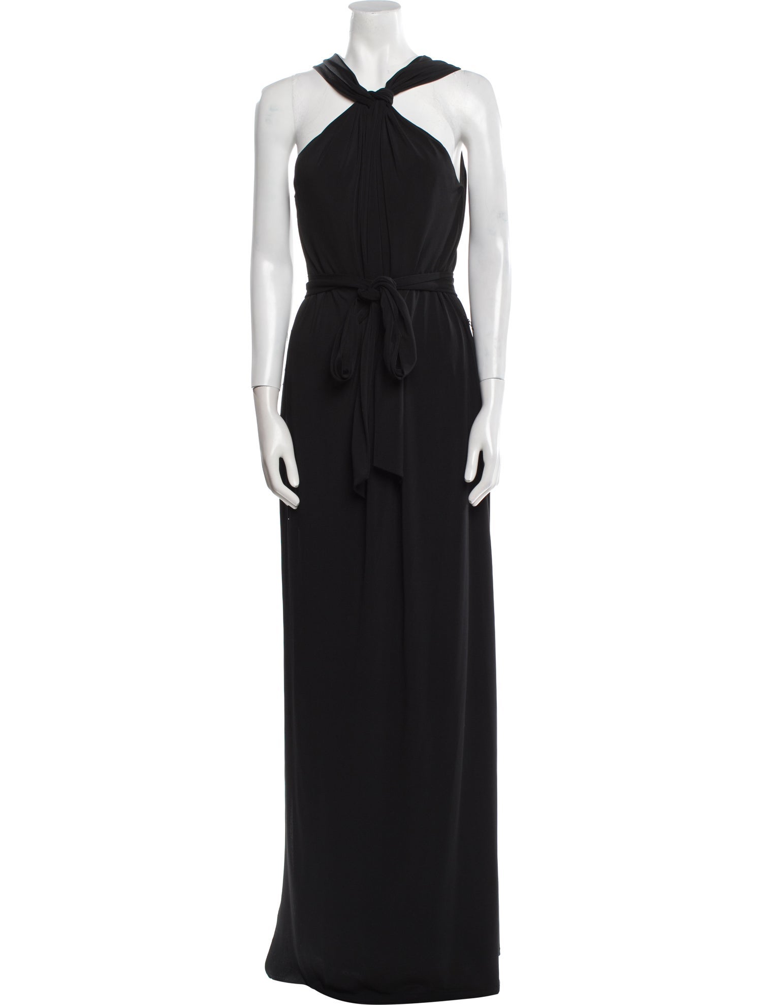 Halston Heritage Halterneck Long Dress