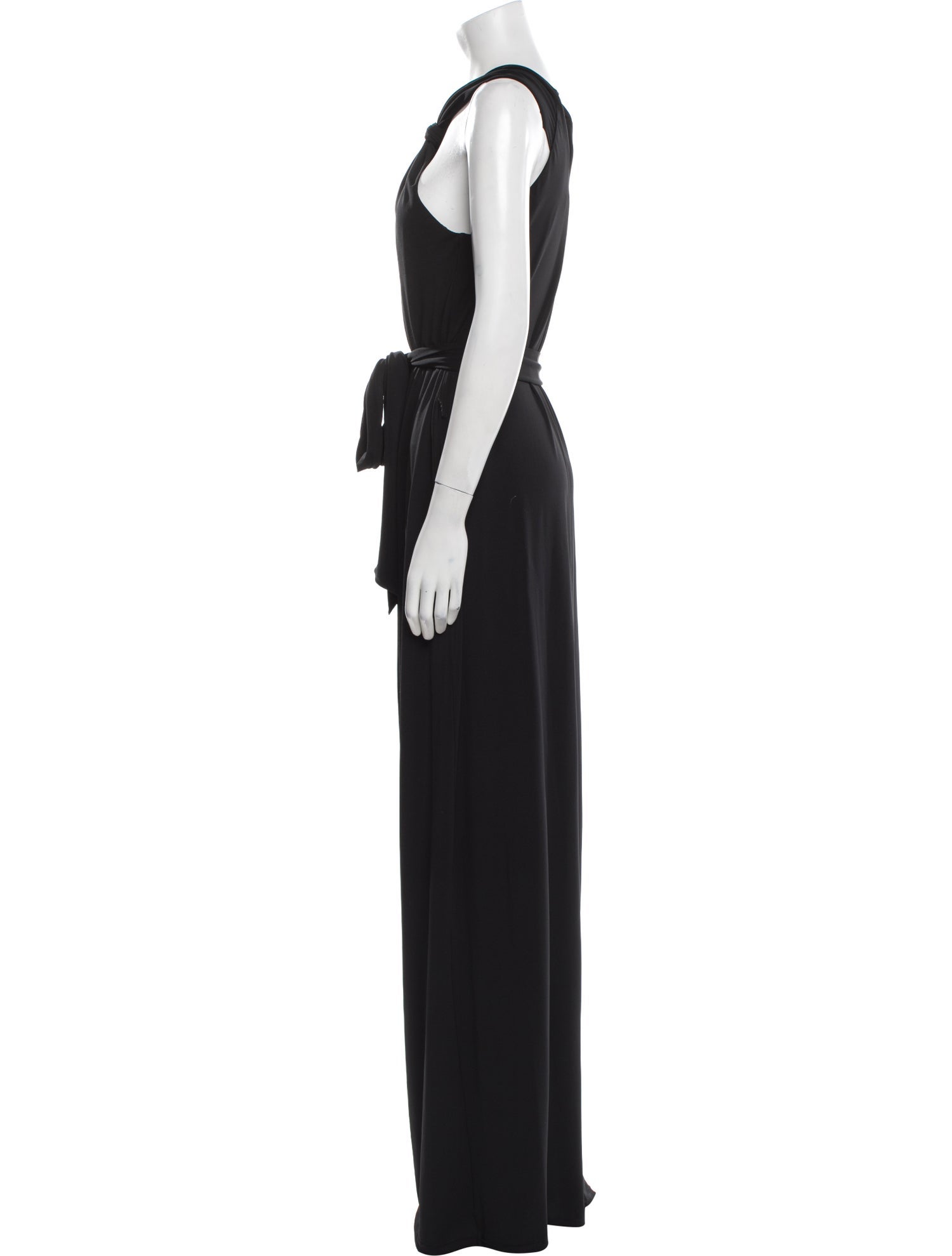 Halston Heritage Halterneck Long Dress