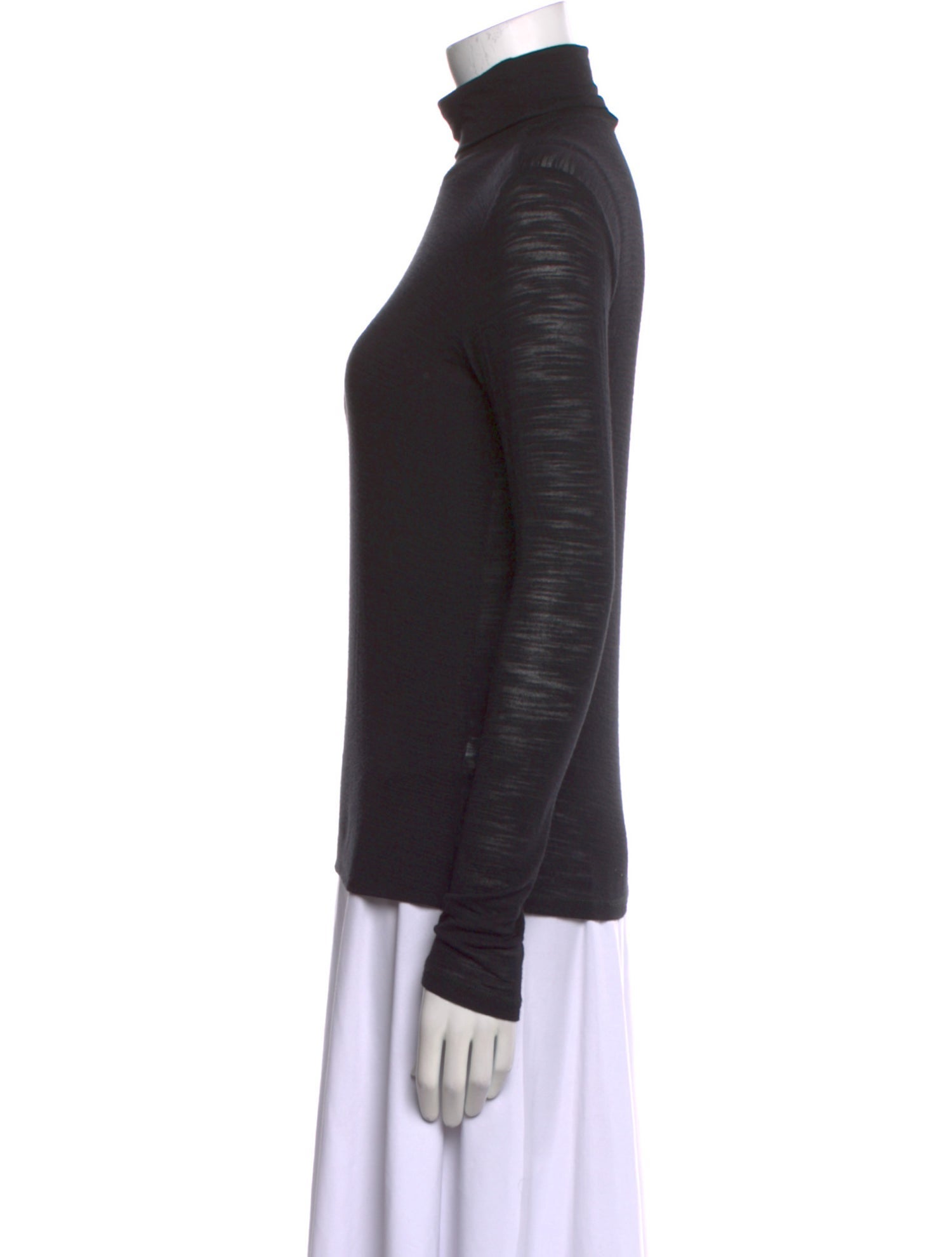 Halston Heritage Turtleneck Long Sleeve Top