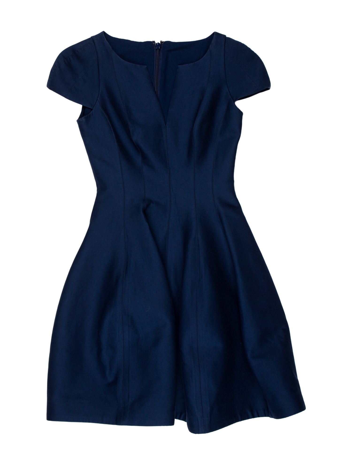 Halston Heritage V-Neck Mini Dress