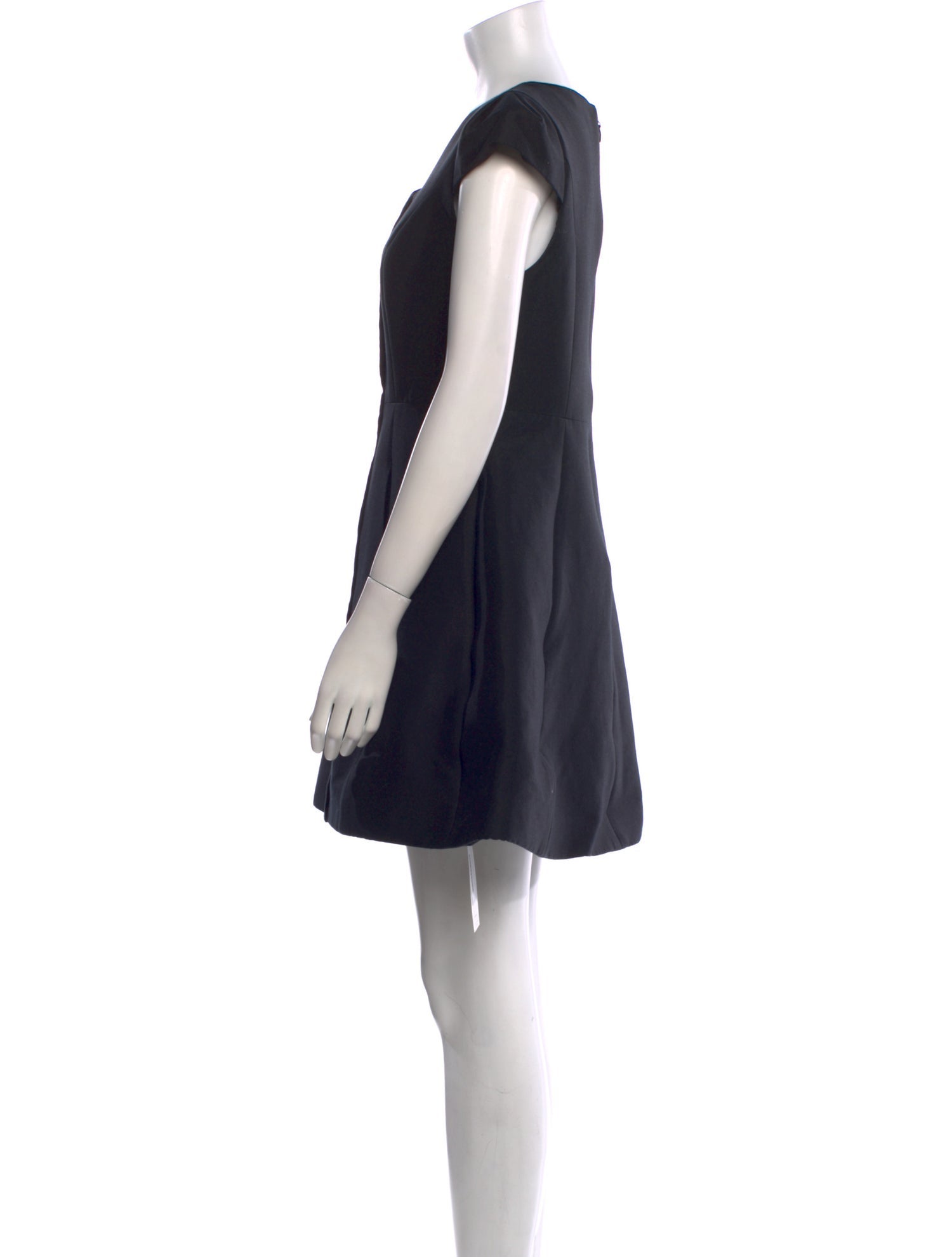 Halston Heritage V-Neck Mini Dress