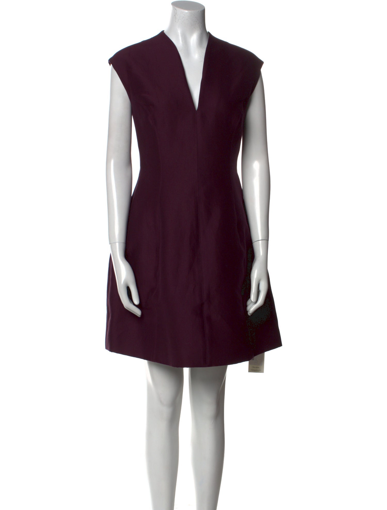 Halston Heritage V-Neck Mini Dress