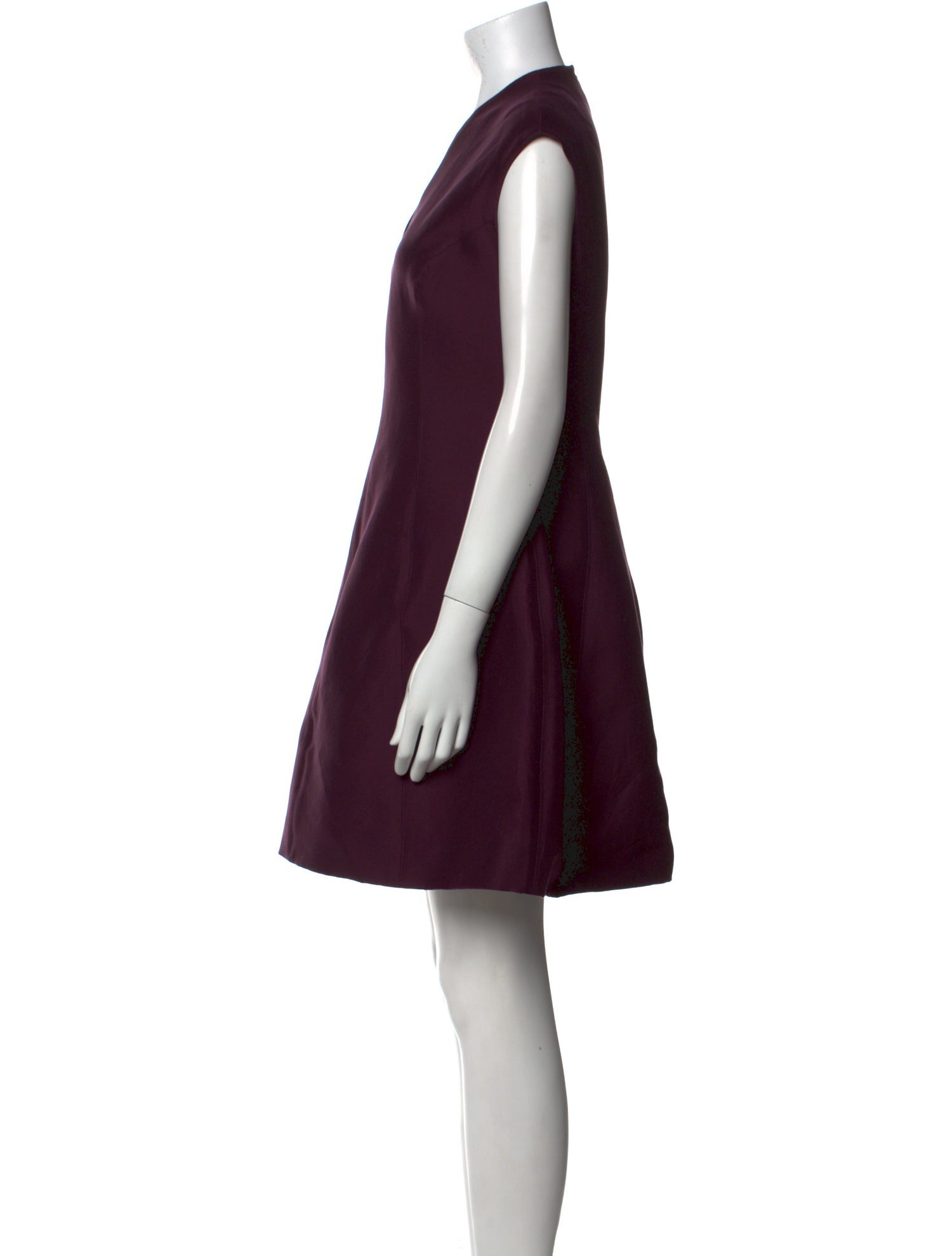 Halston Heritage V-Neck Mini Dress