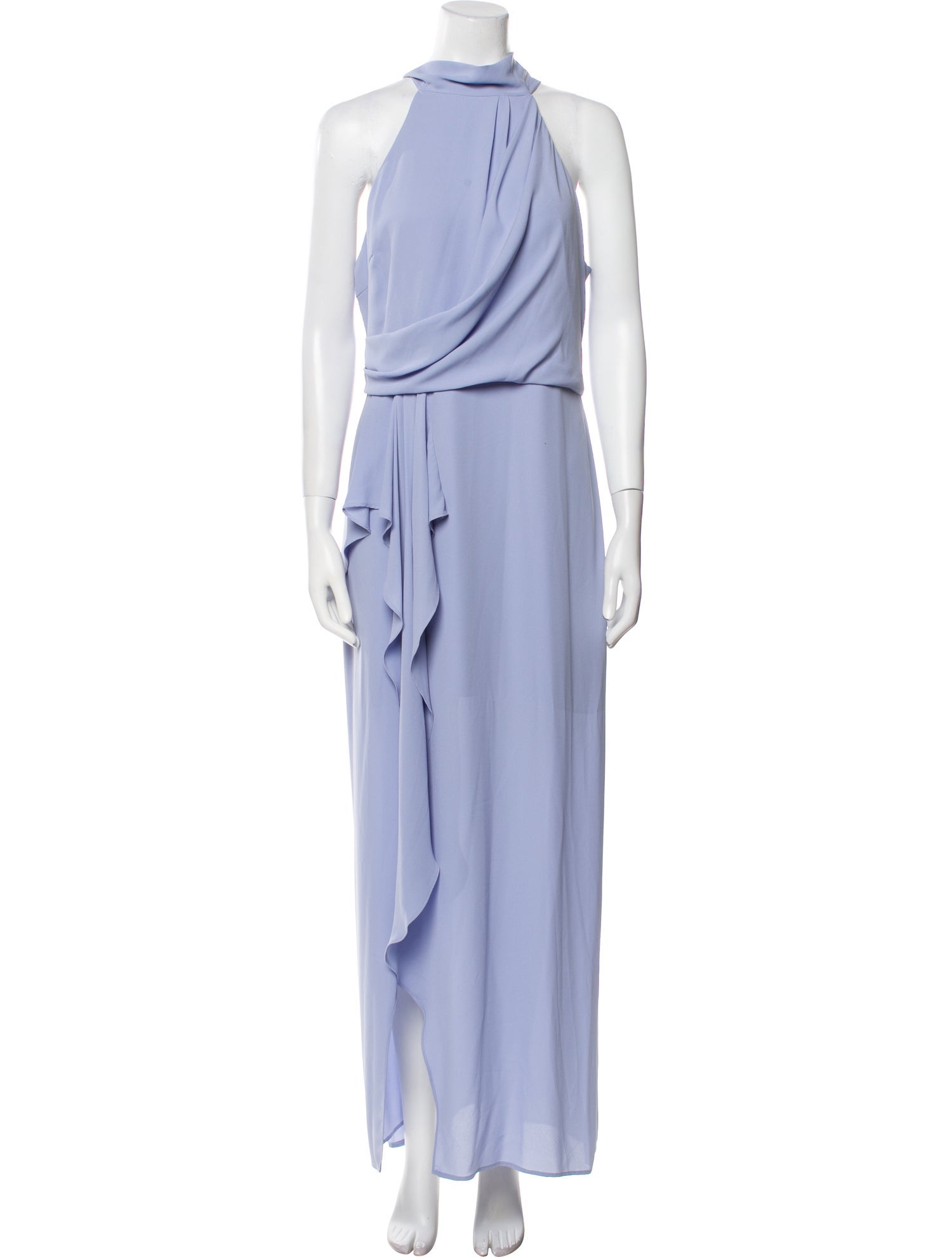 Halston Heritage Halterneck Long Dress