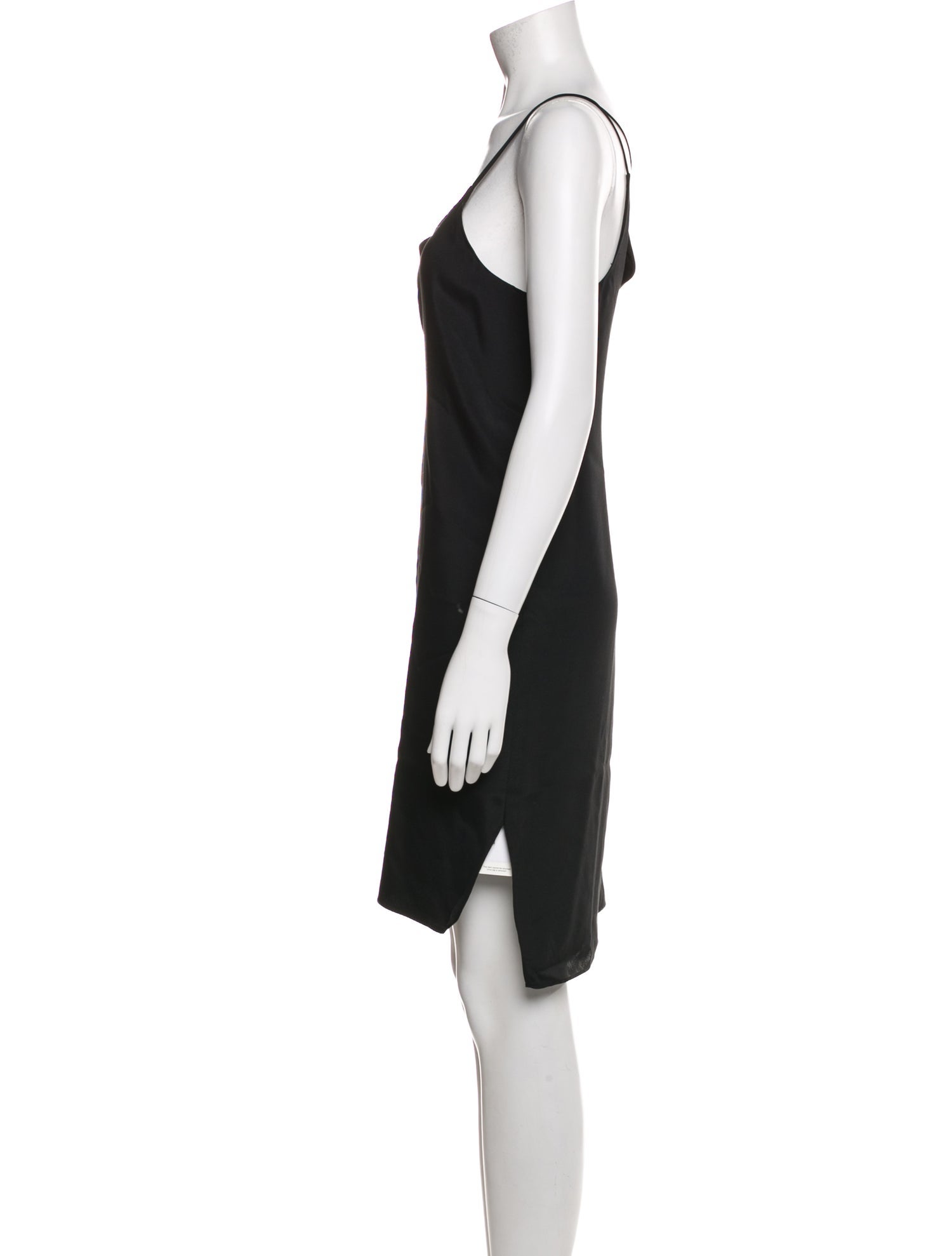Halston Heritage V-Neck Knee-Length Dress