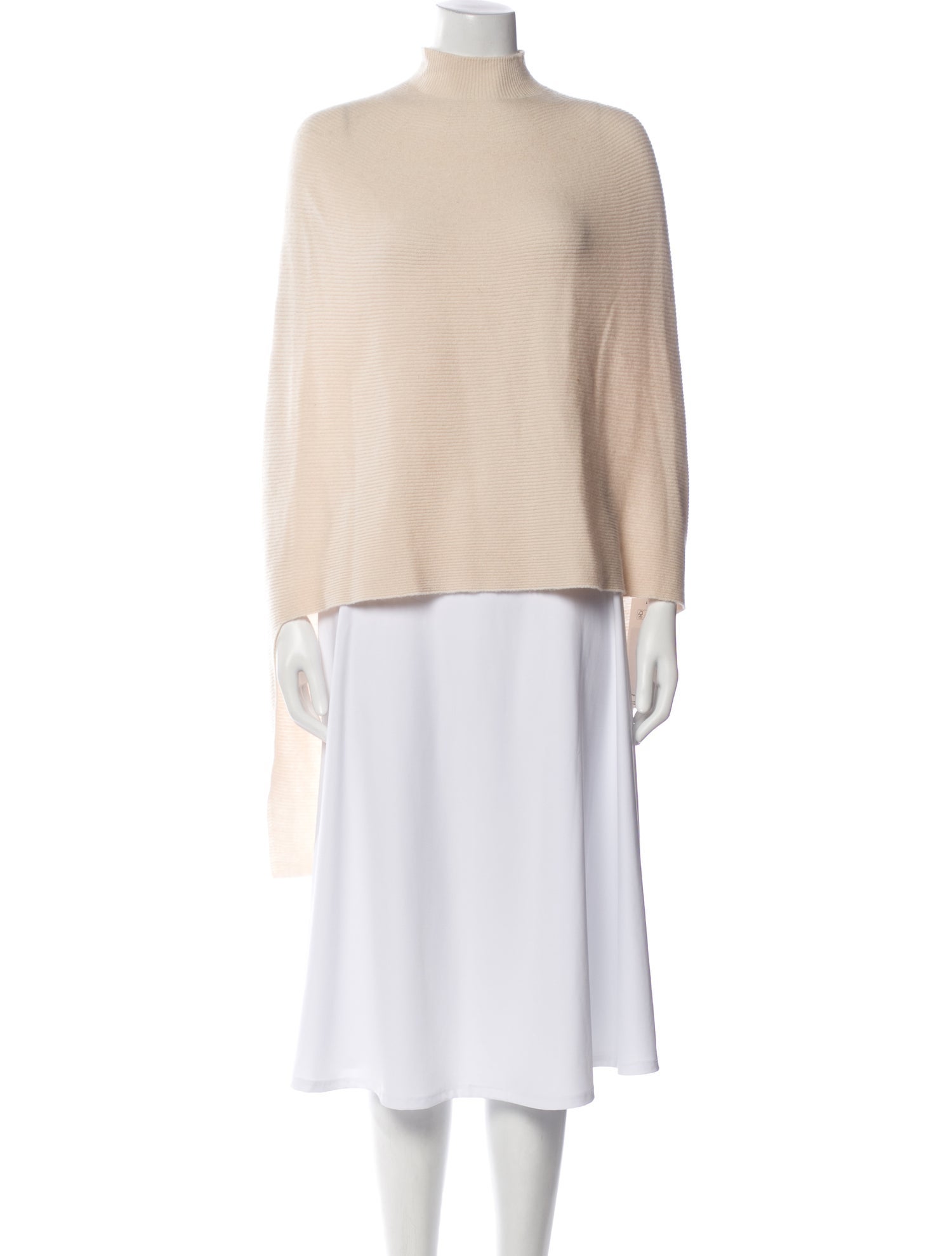 Halston Heritage Merino Wool Mock Neck Sweater