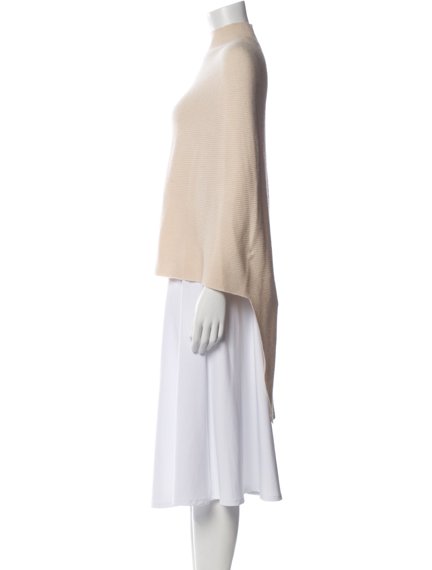 Halston Heritage Merino Wool Mock Neck Sweater