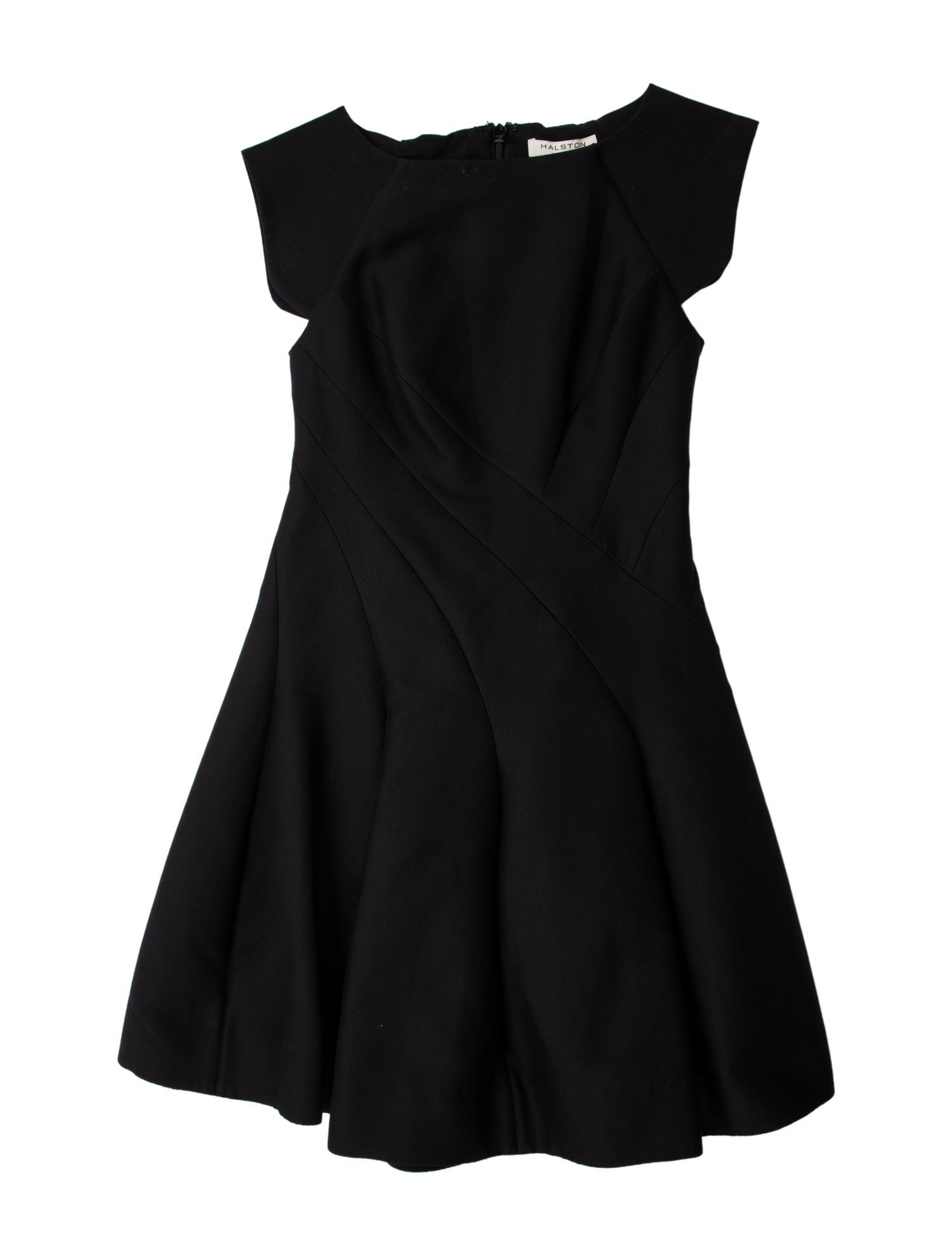 Halston Heritage Bateau Neckline Mini Dress w/ Tags