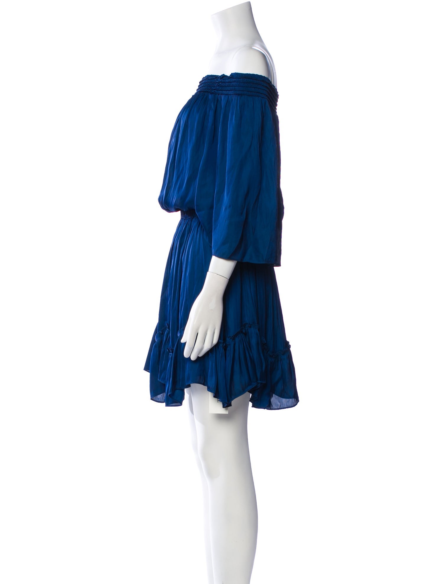 Halston Heritage Off-The-Shoulder Mini Dress