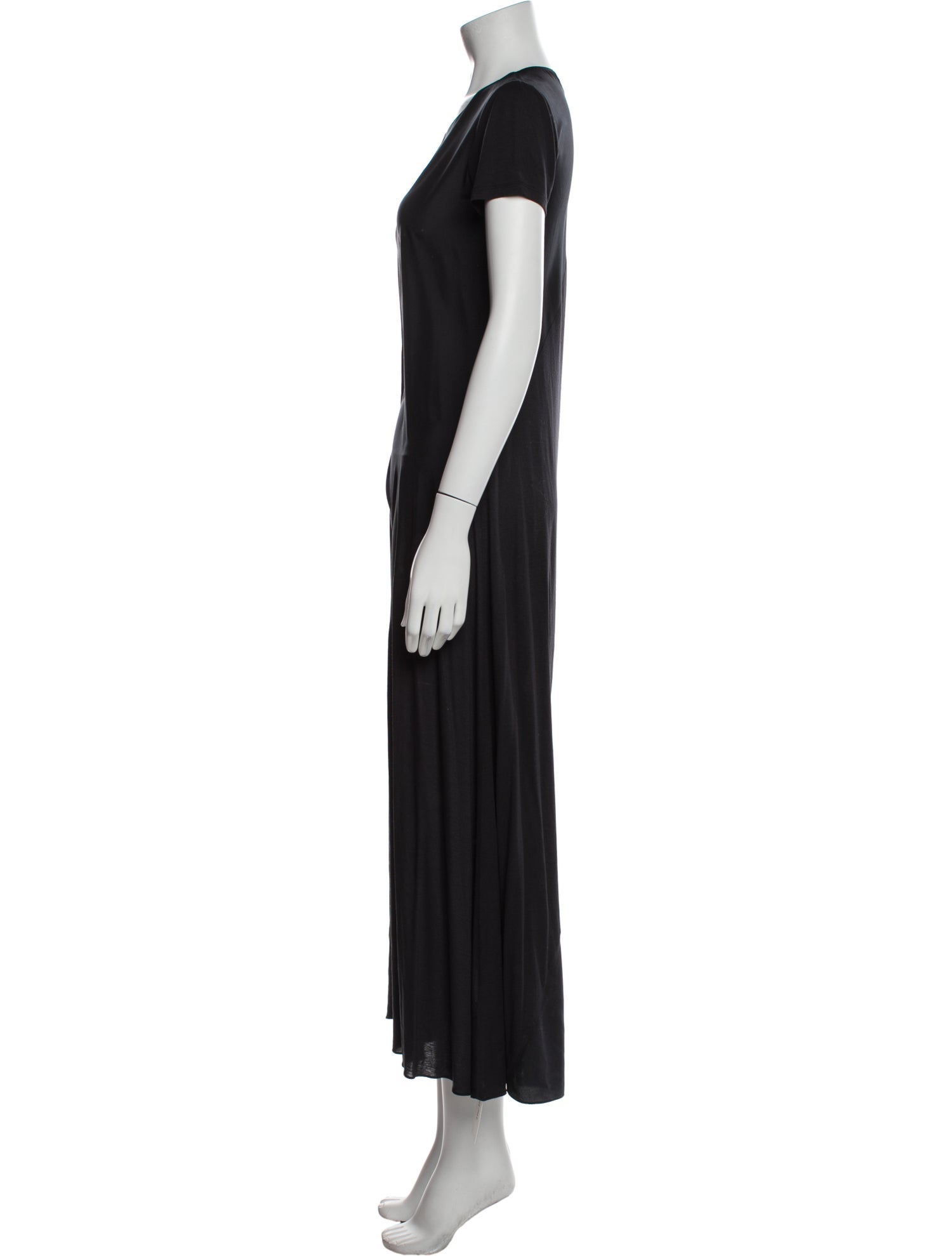 Halston Heritage V-Neck Long Dress