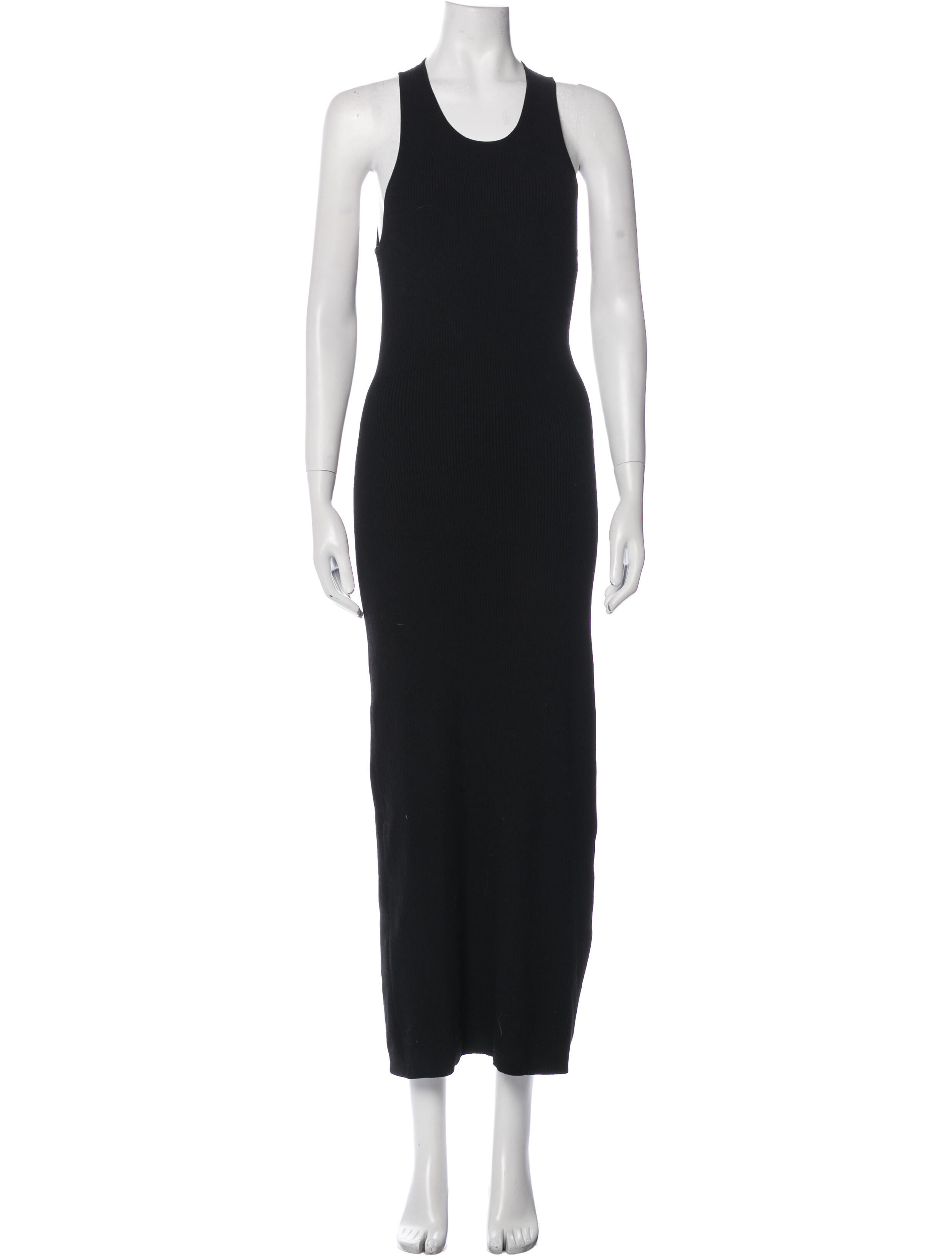 Halston Heritage Scoop Neck Long Dress