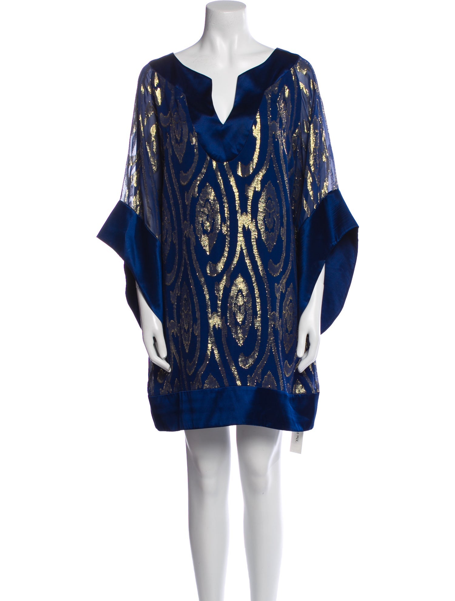 Halston Heritage Silk Mini Dress