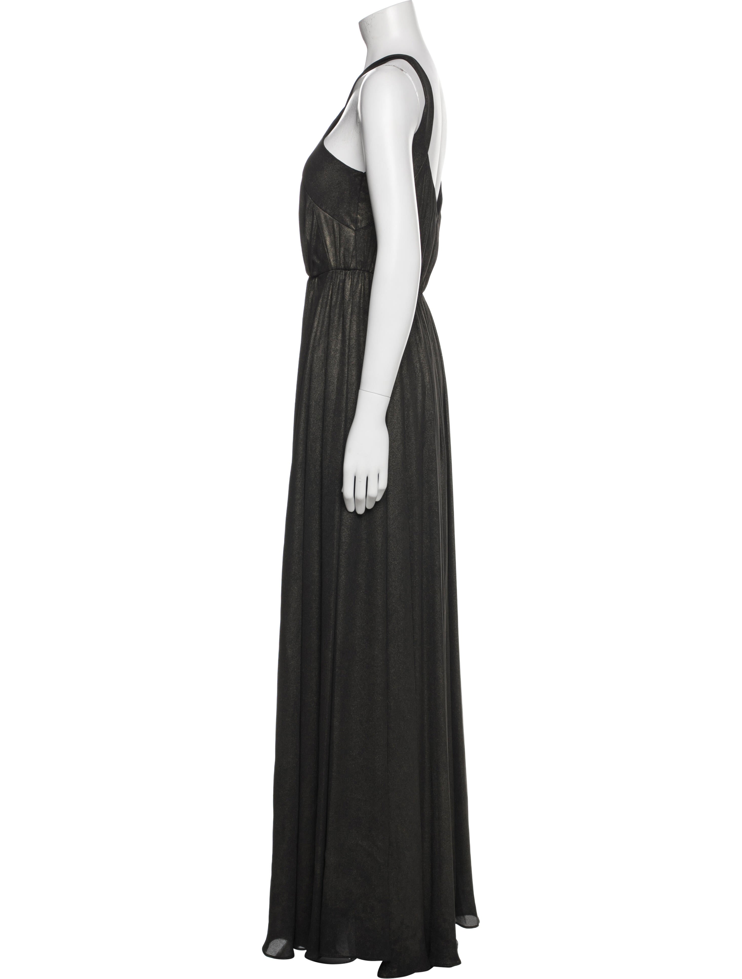 Halston Heritage Halterneck Long Dress