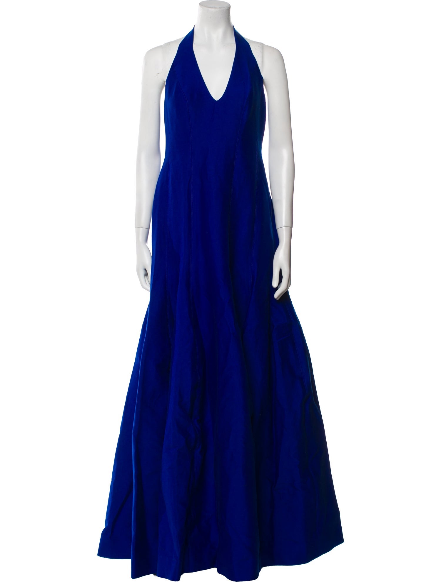 Halston Heritage Halterneck Long Dress w/ Tags