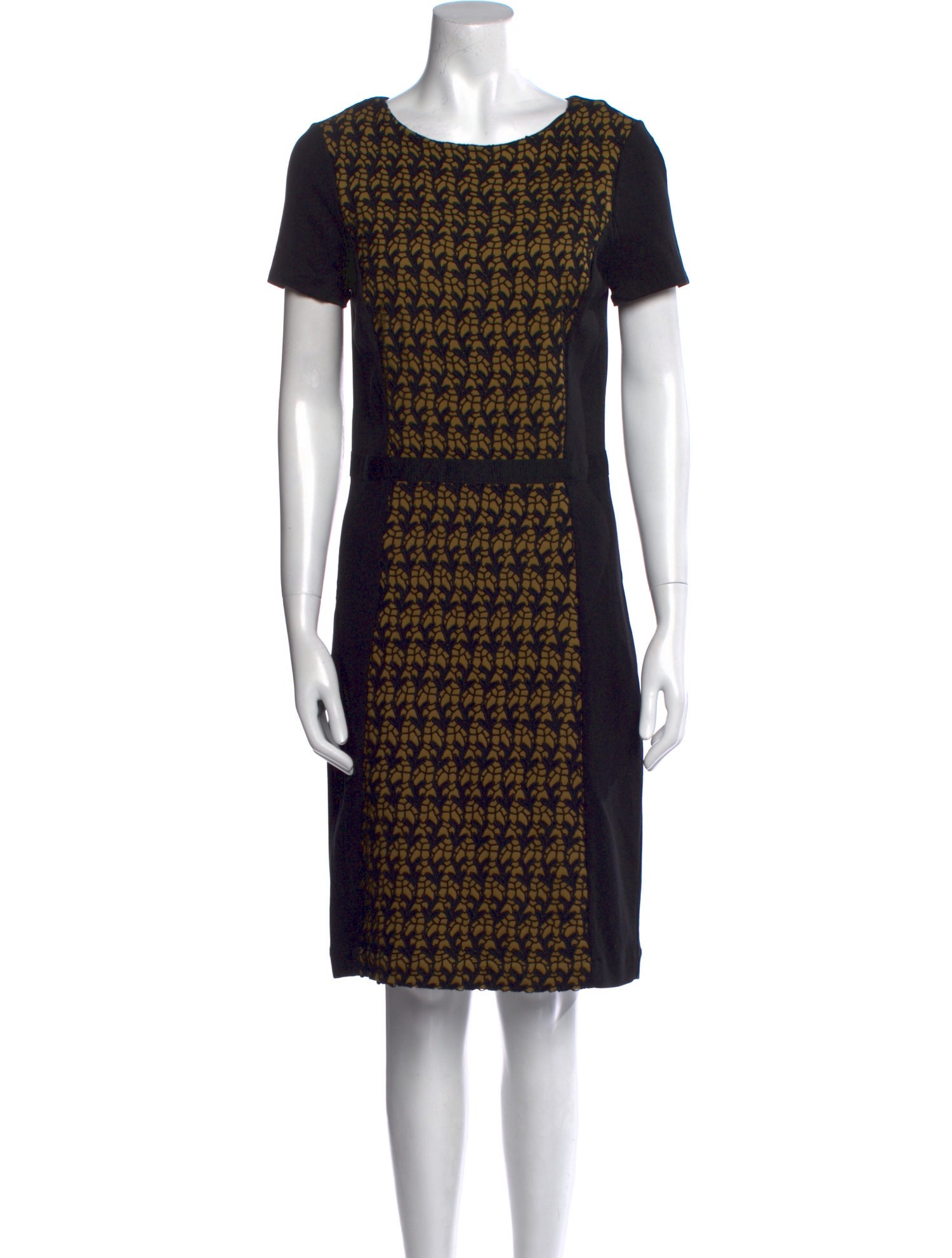 Halston Heritage Printed Knee-Length Dress