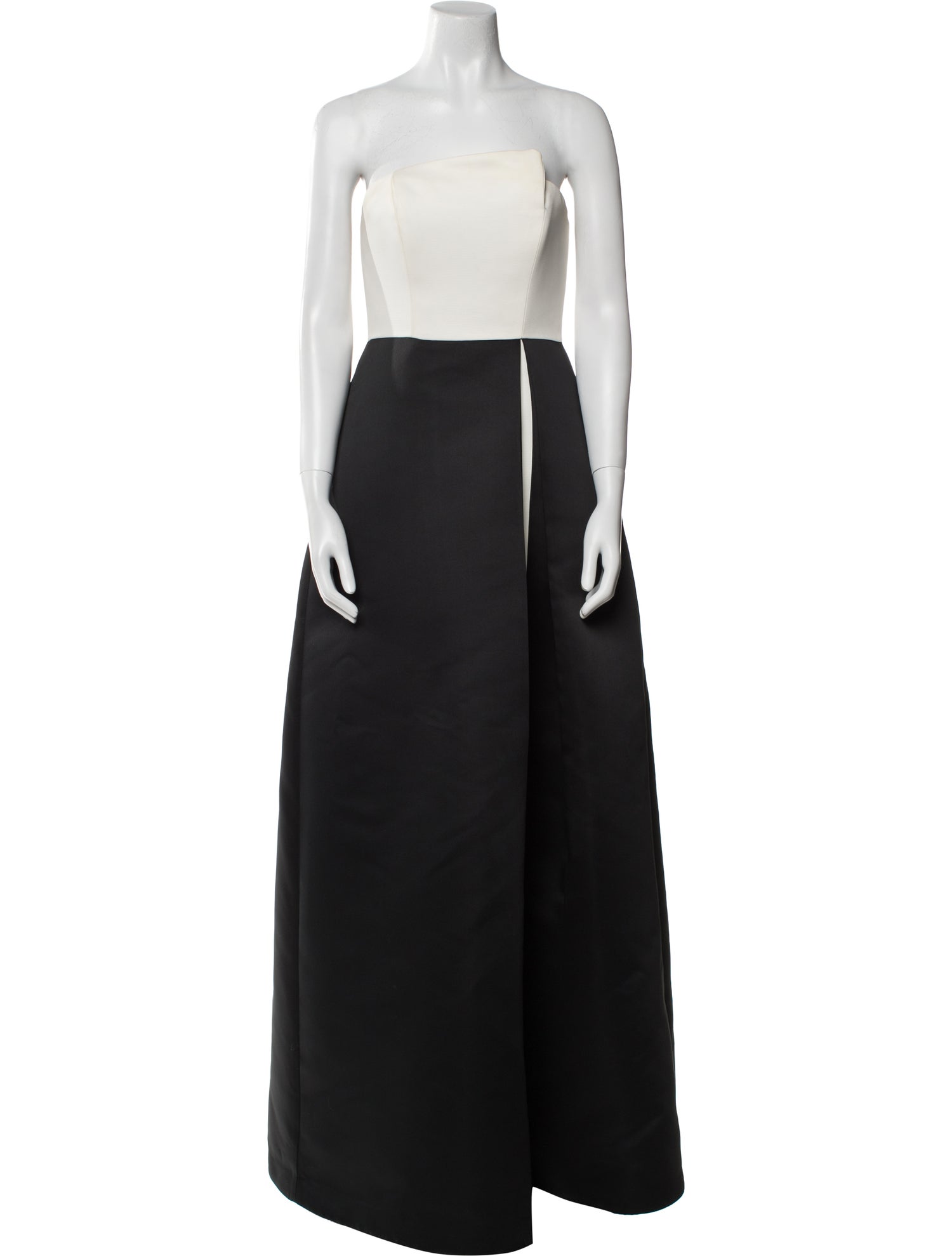 Halston Heritage Strapless Long Dress