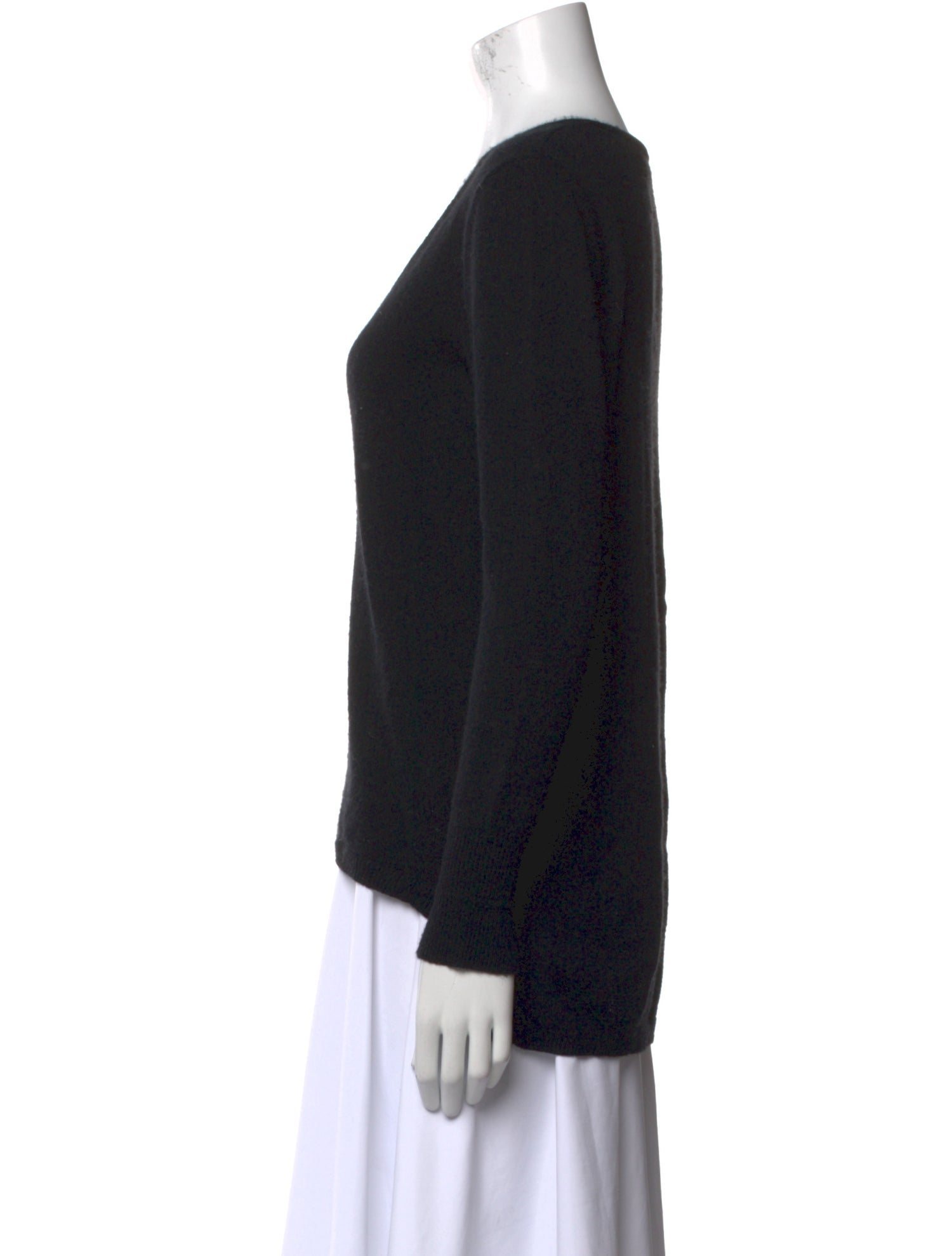 Halston Heritage Wool V-Neck Sweater