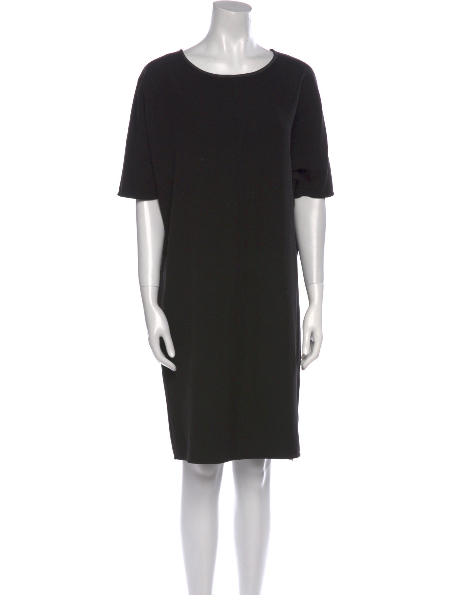Halston Heritage Scoop Neck Knee-Length Dress