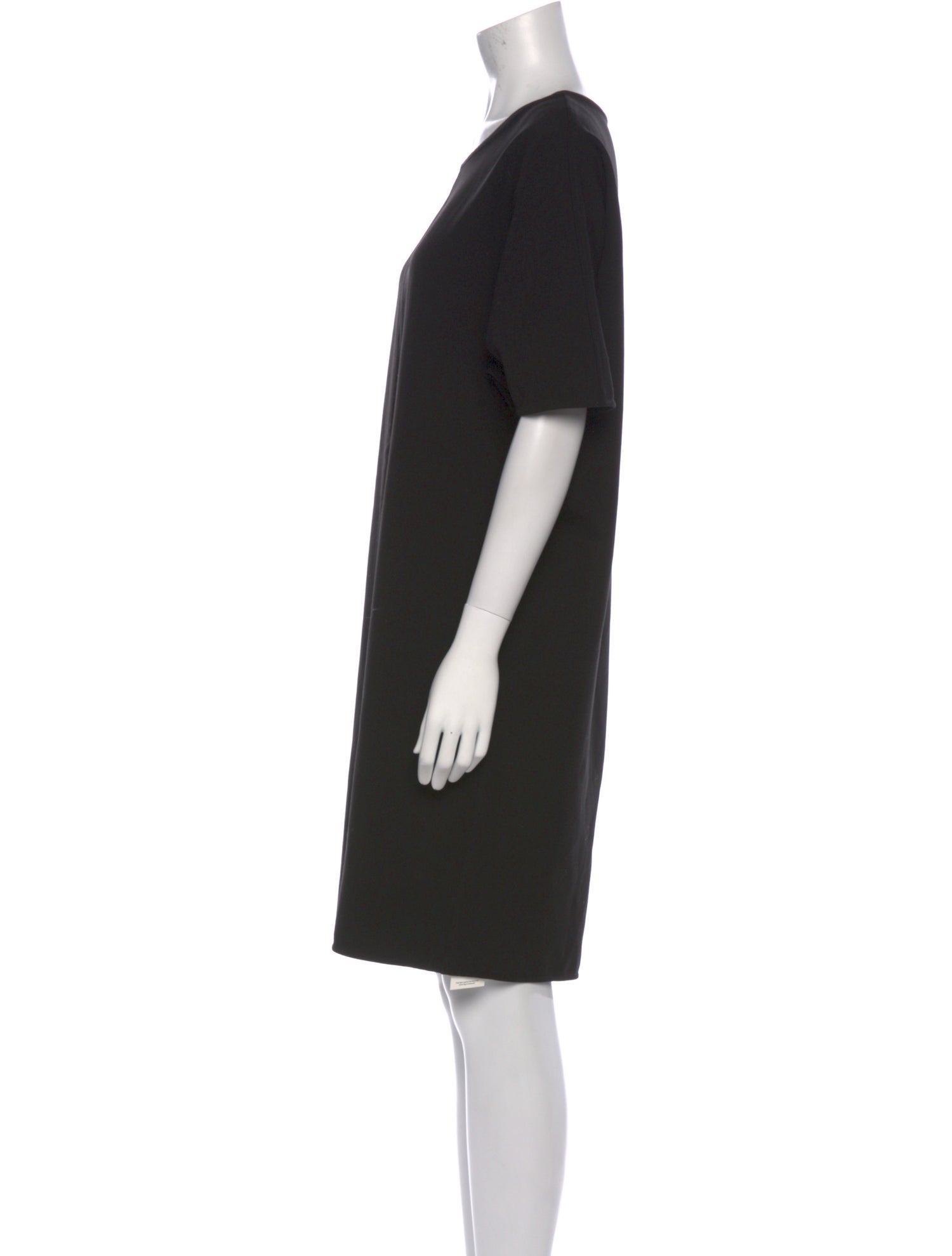 Halston Heritage Scoop Neck Knee-Length Dress
