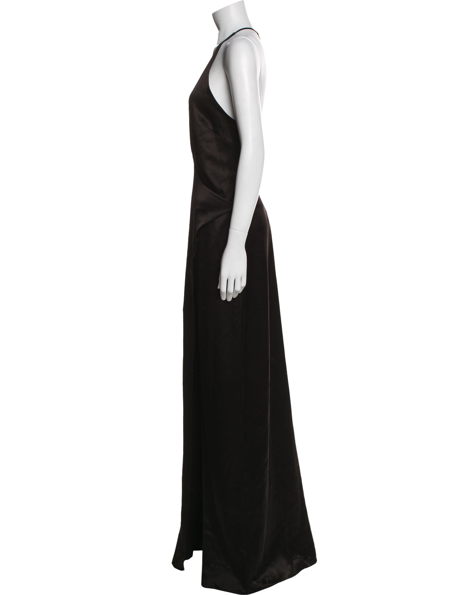 Halston Heritage Halterneck Long Dress