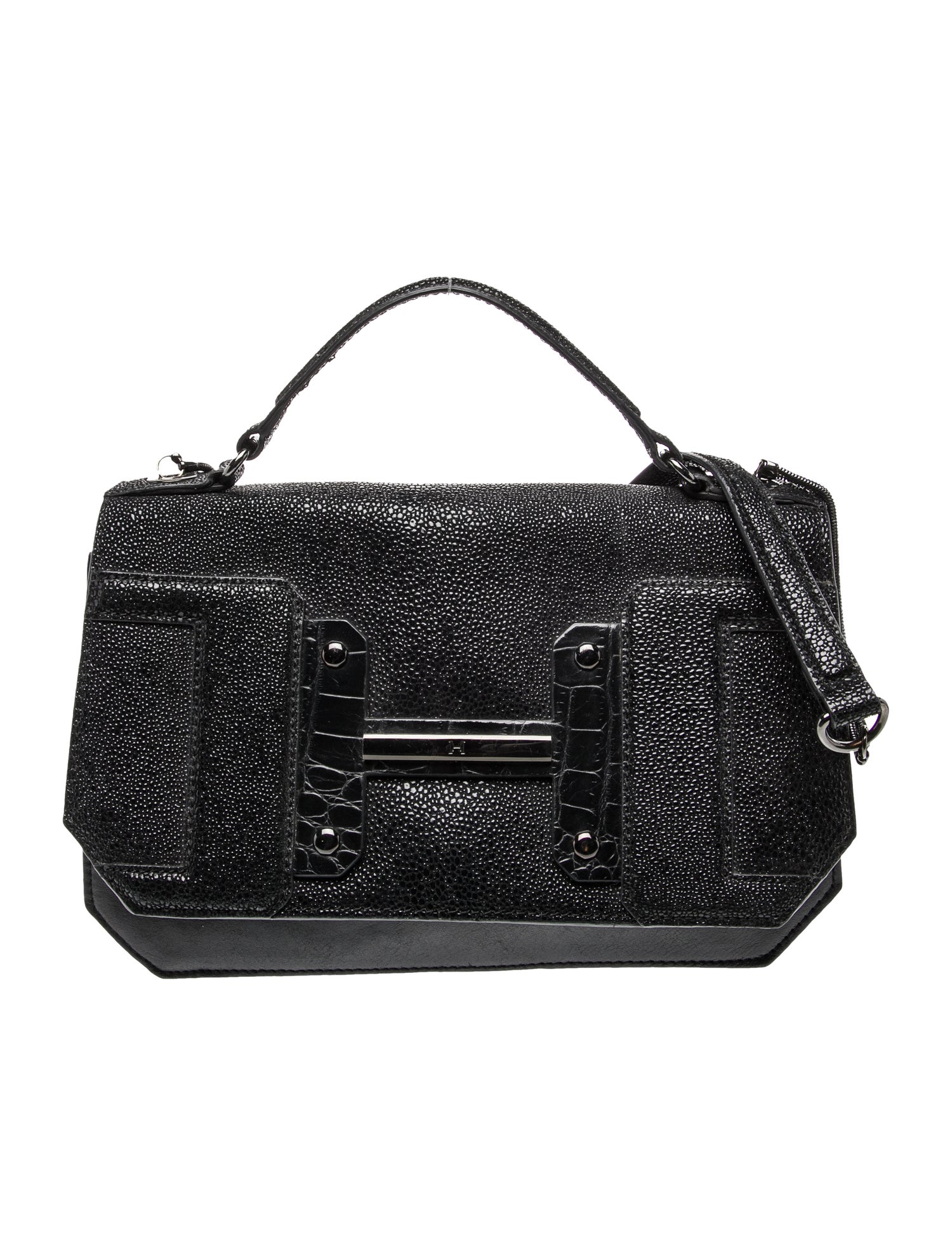Halston Heritage Leather Shoulder Bag